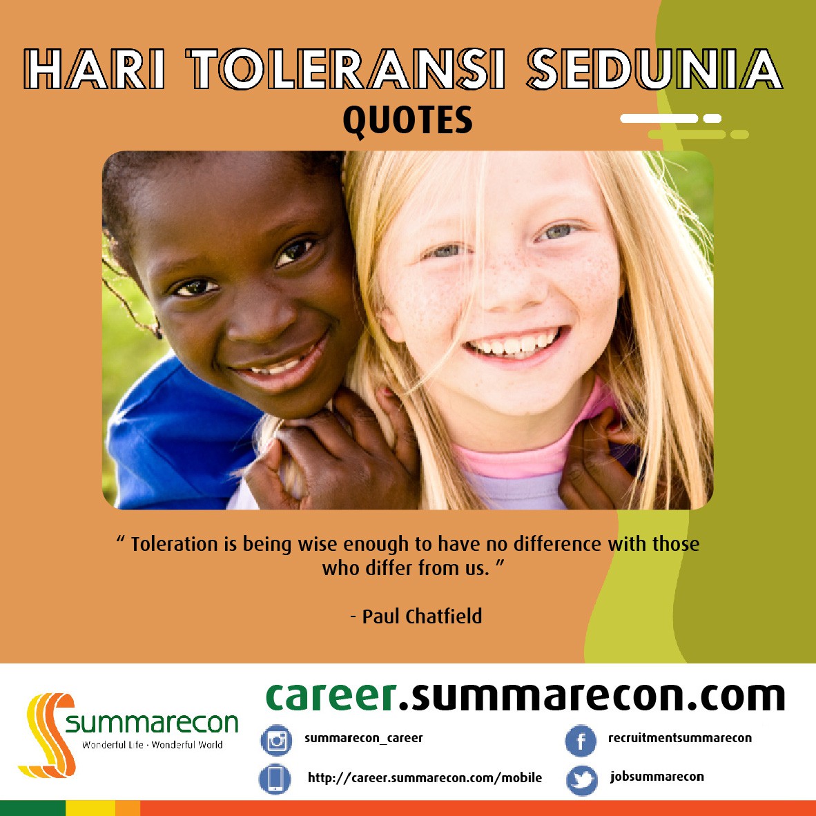 Trivia Toleransi: Quotes (Paul Chatfield)