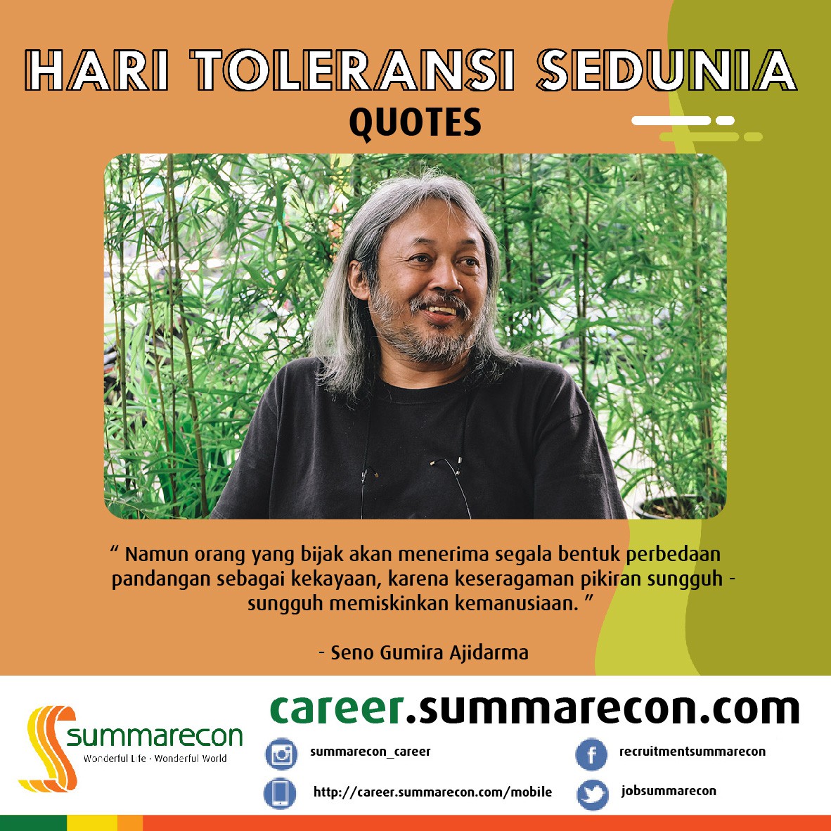 Trivia Toleransi: Quotes (Seno Gumira Ajidarma)