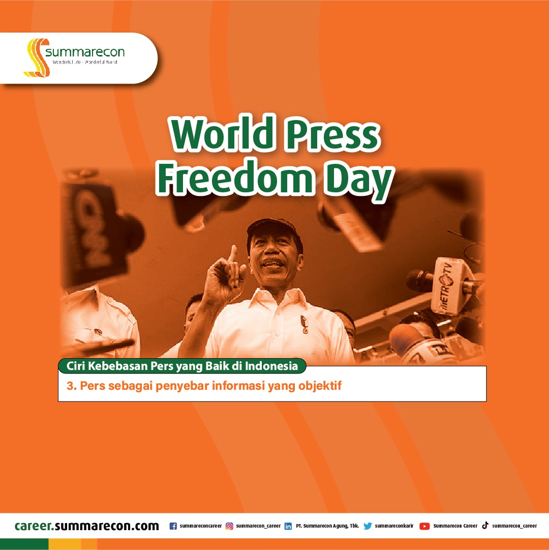 World Press Freedom Day - Ciri Kebebasan Pers yang Baik di Indonesia (3/6)