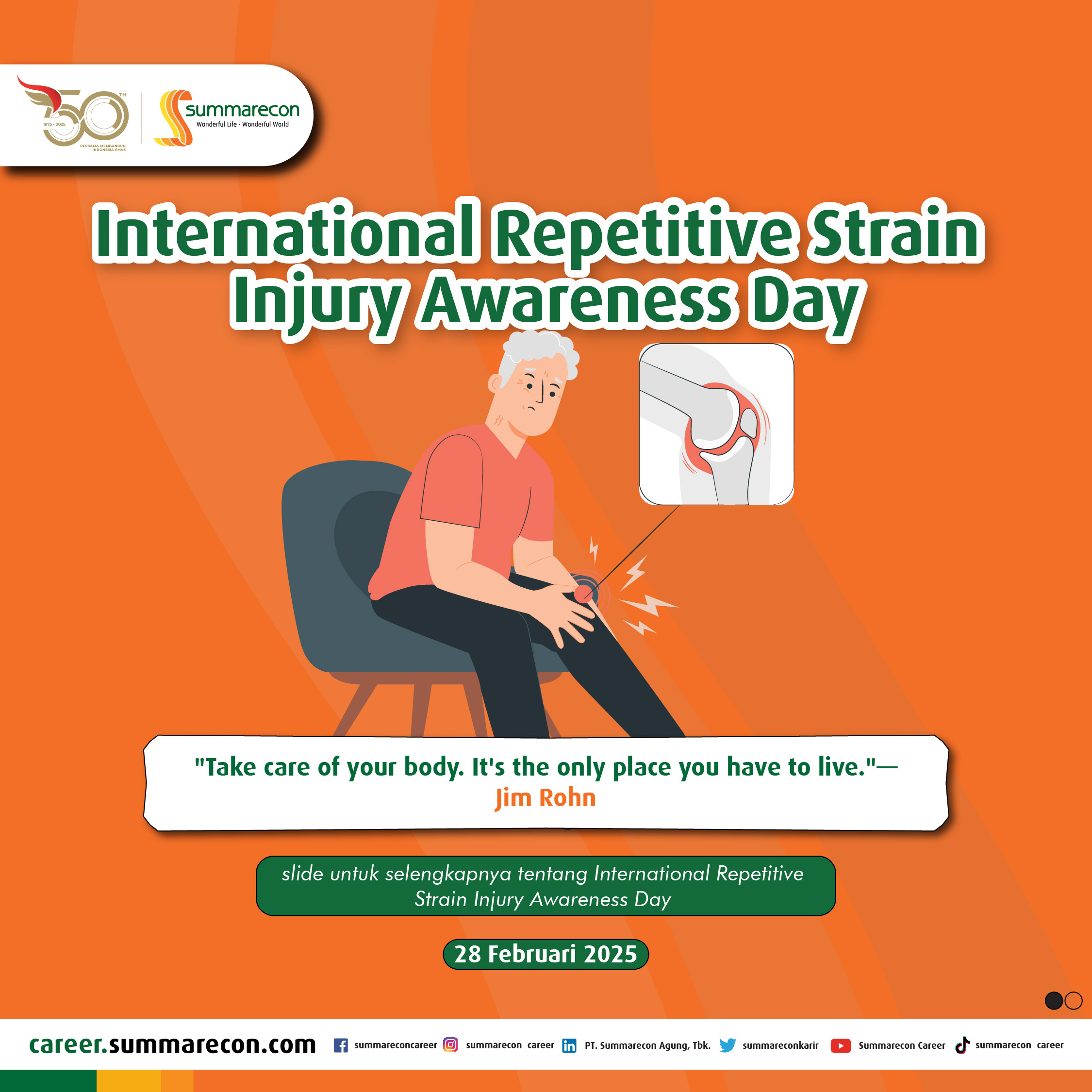International Repetitive Strain Injury Awareness Day