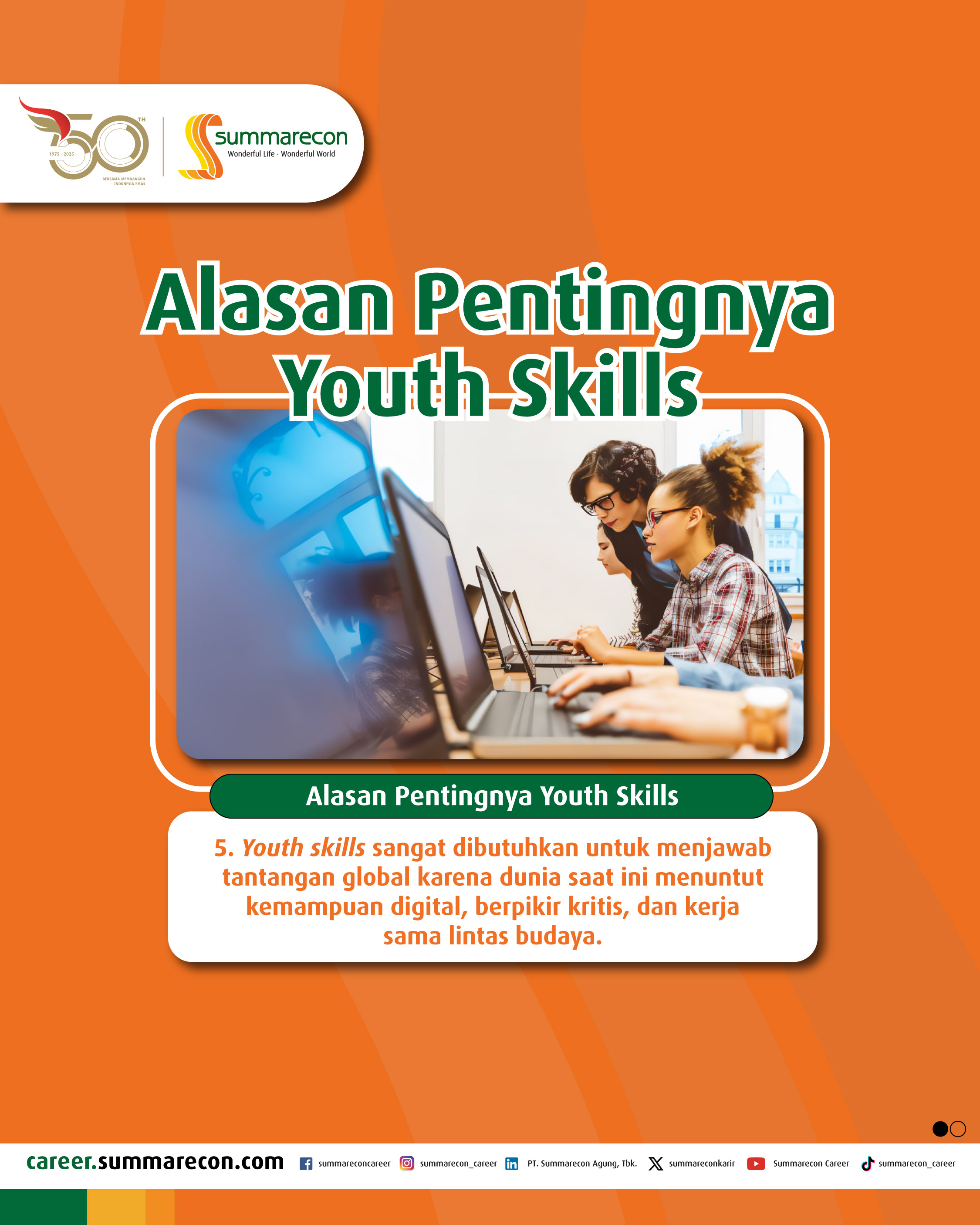 Alasan Pentingnya Youth Skills(5/5)