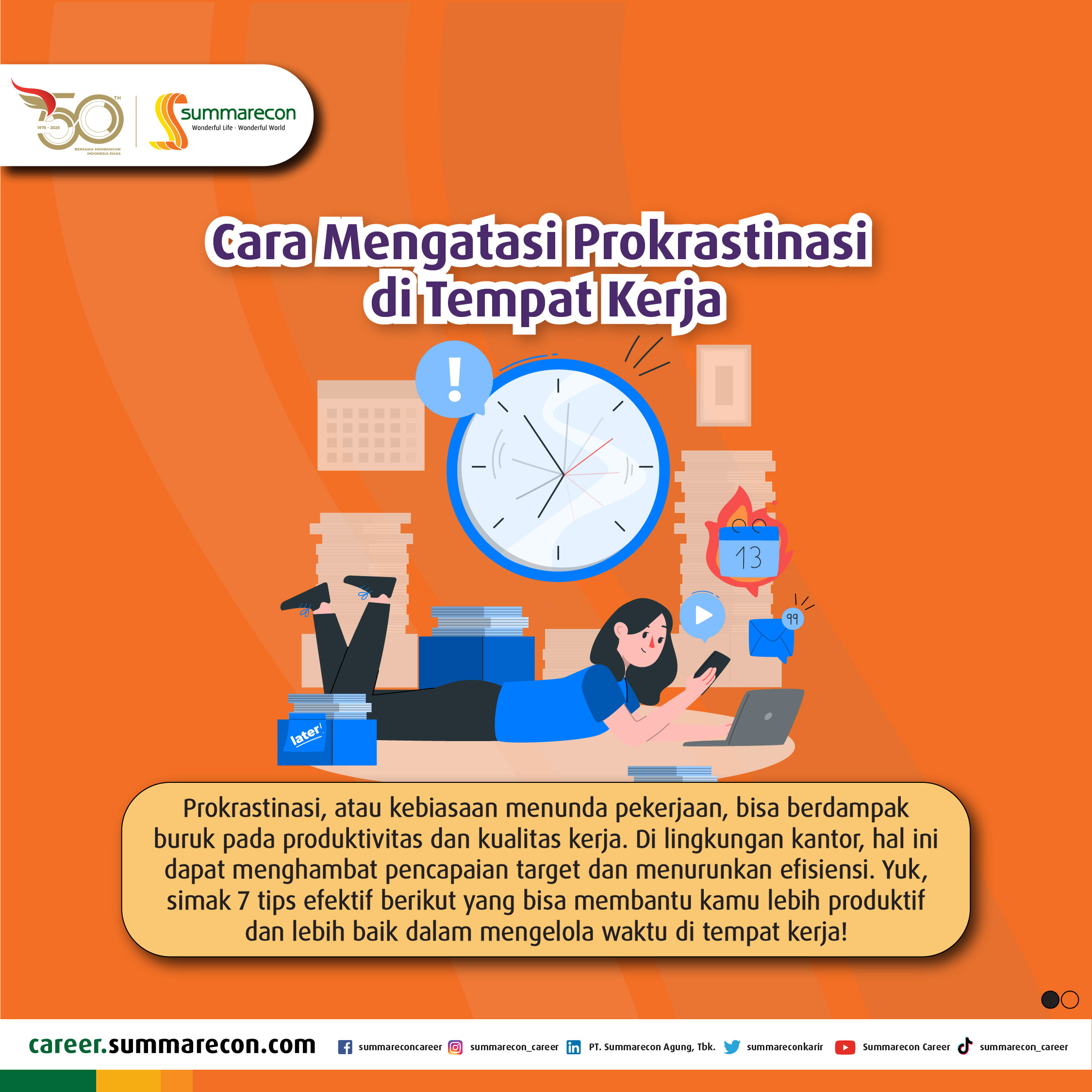 Cara Mengatasi Prokrastinasi di Tempat Kerja