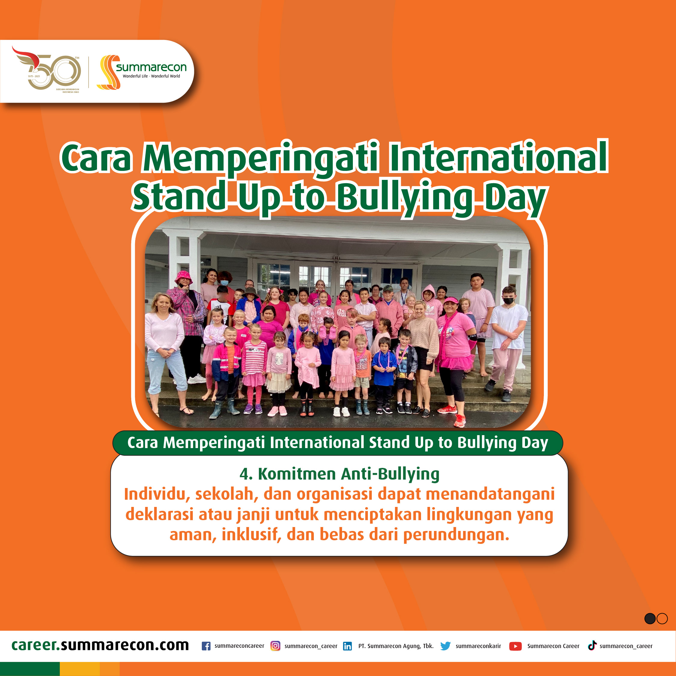 Cara Memperingati International Stand Up to Bullying Day (4/4)