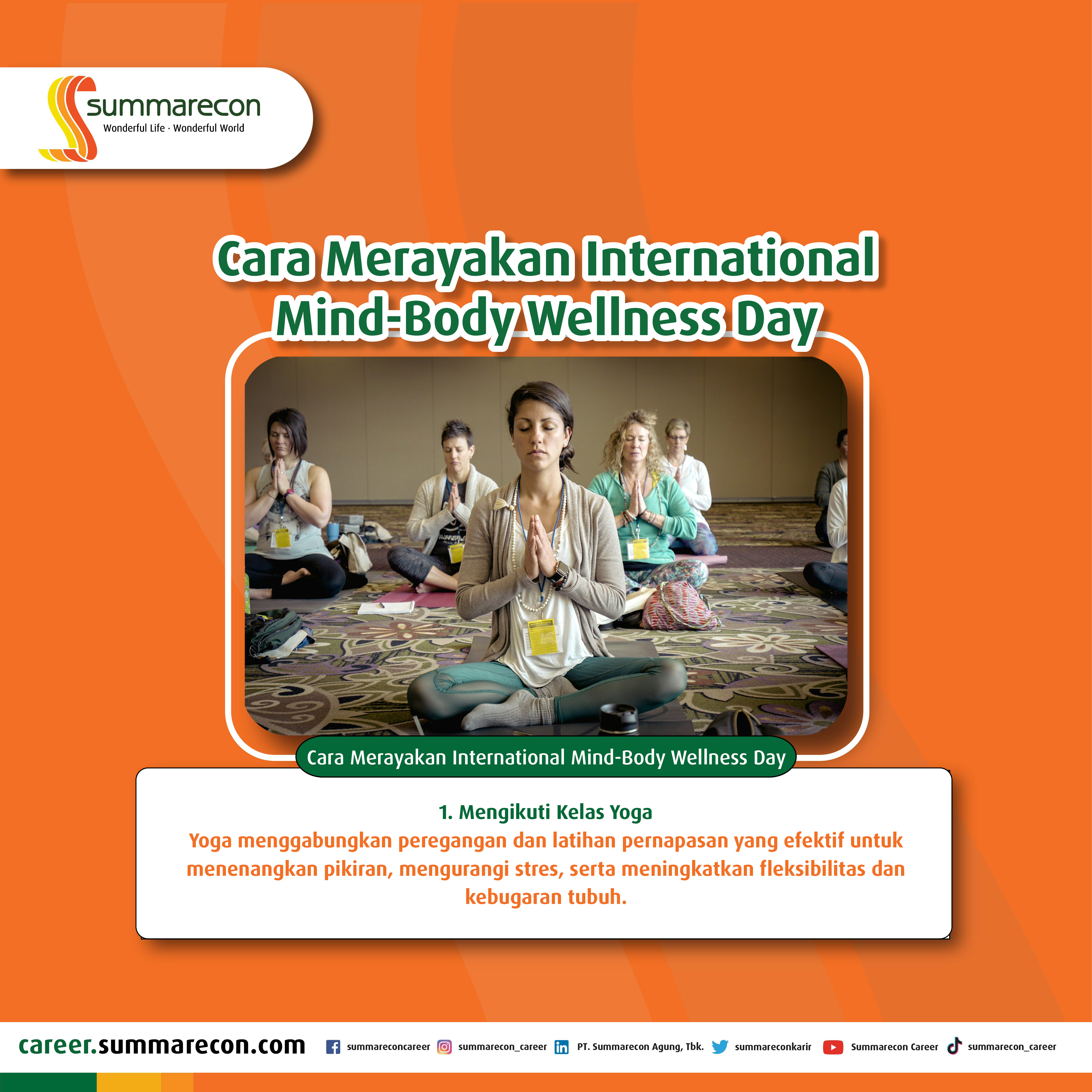 Cara Merayakan International Mind-Body Wellness Day (1/5)