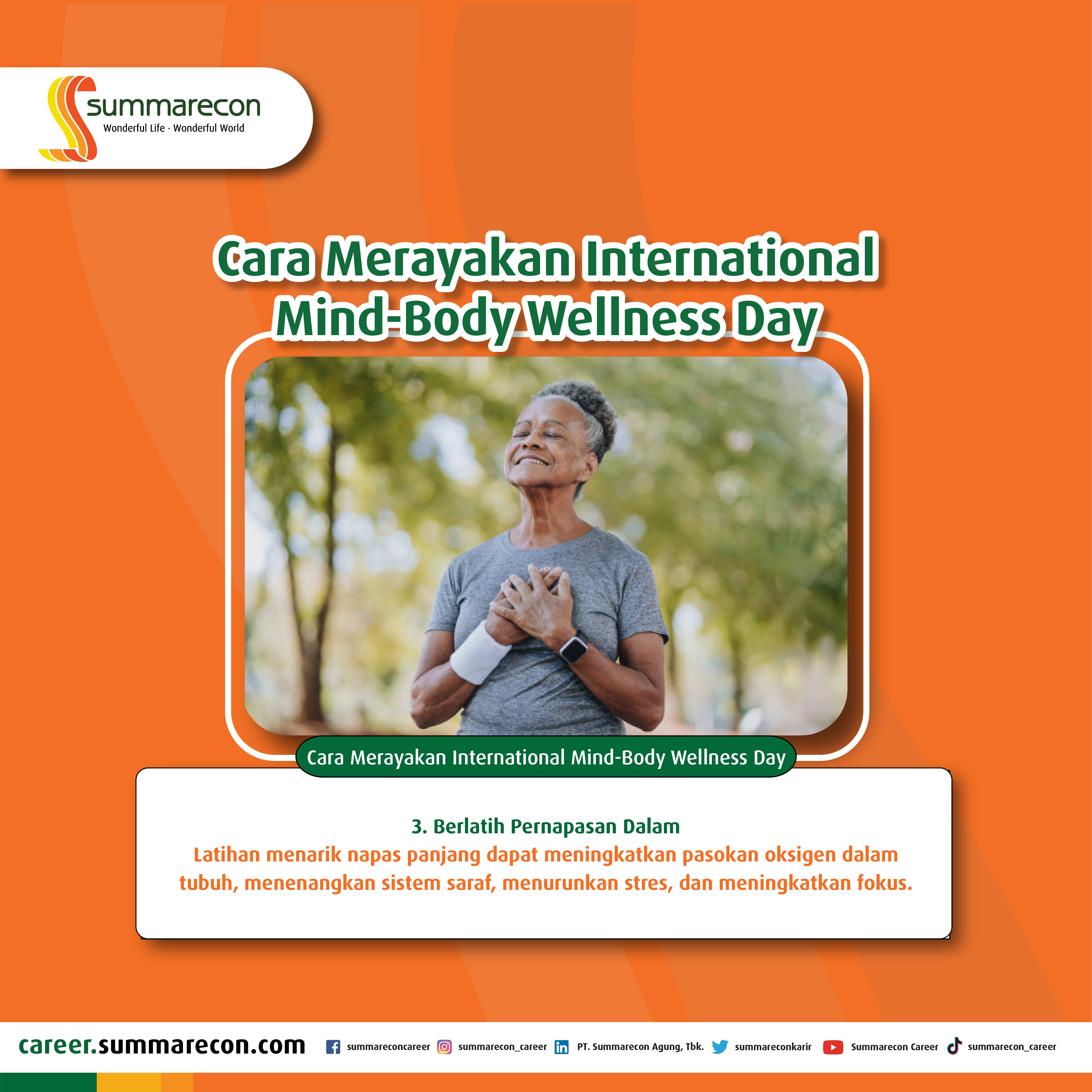 Cara Merayakan International Mind-Body Wellness Day (3/5)