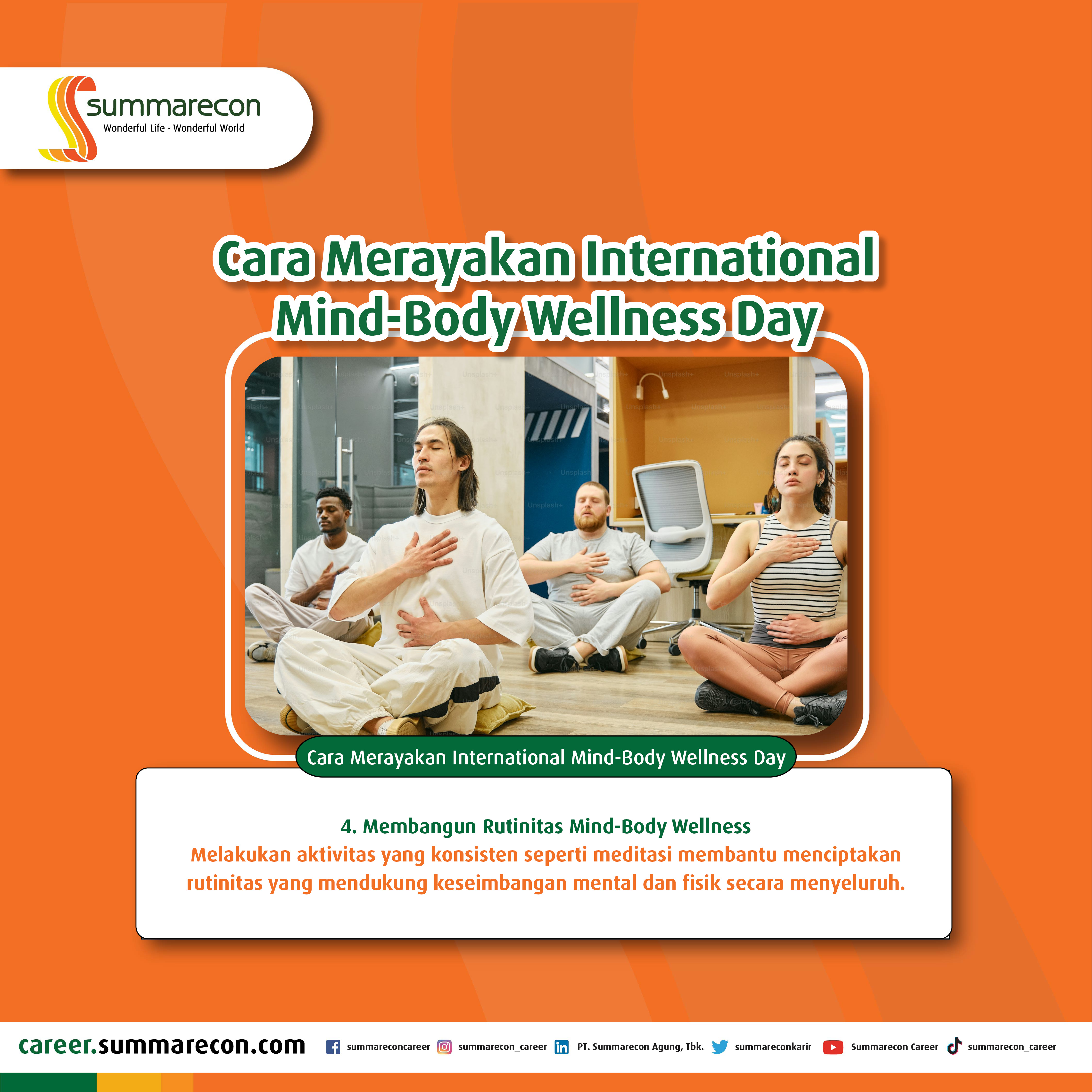 Cara Merayakan International Mind-Body Wellness Day (4/5)