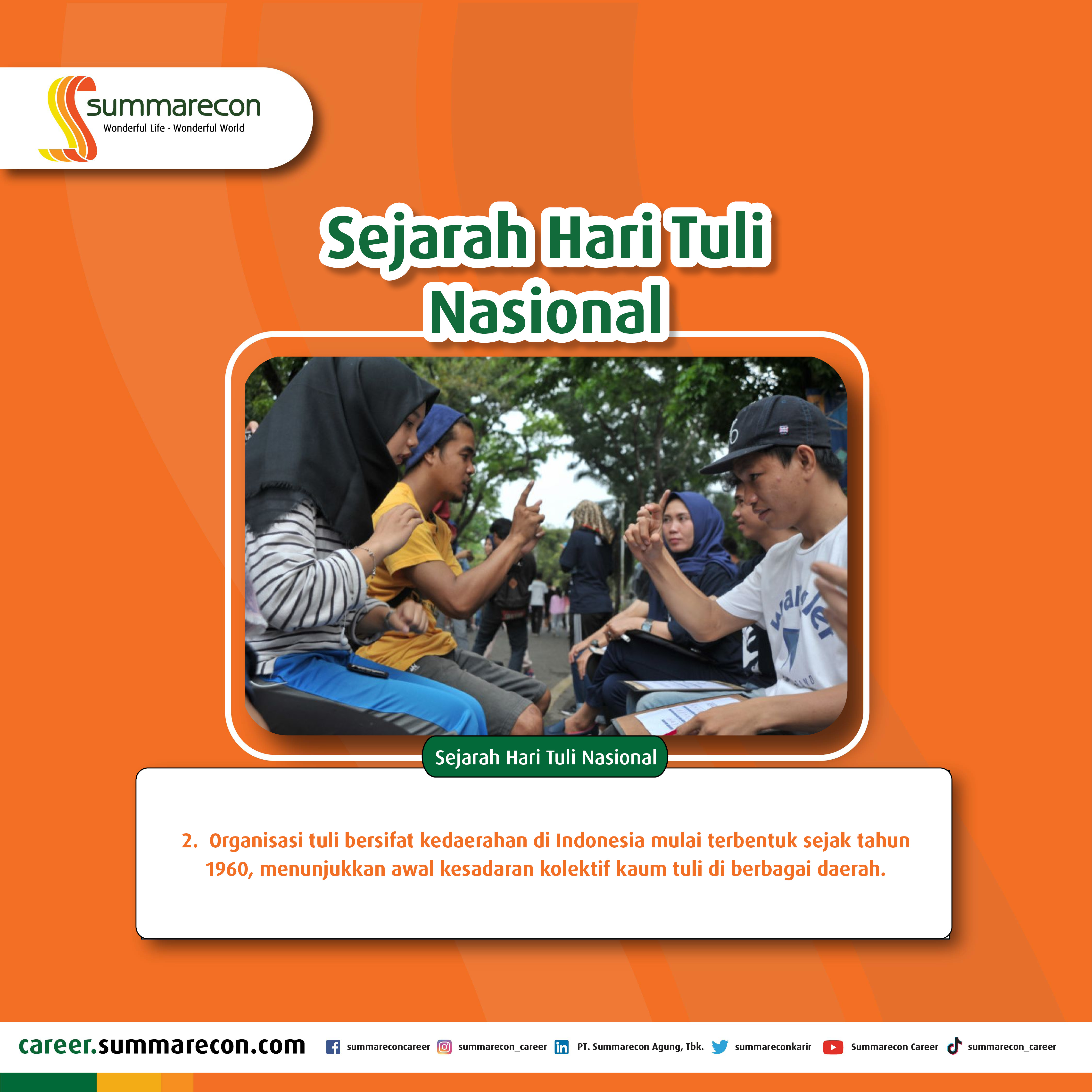 Sejarah Hari Tuli Nasional (2/5)