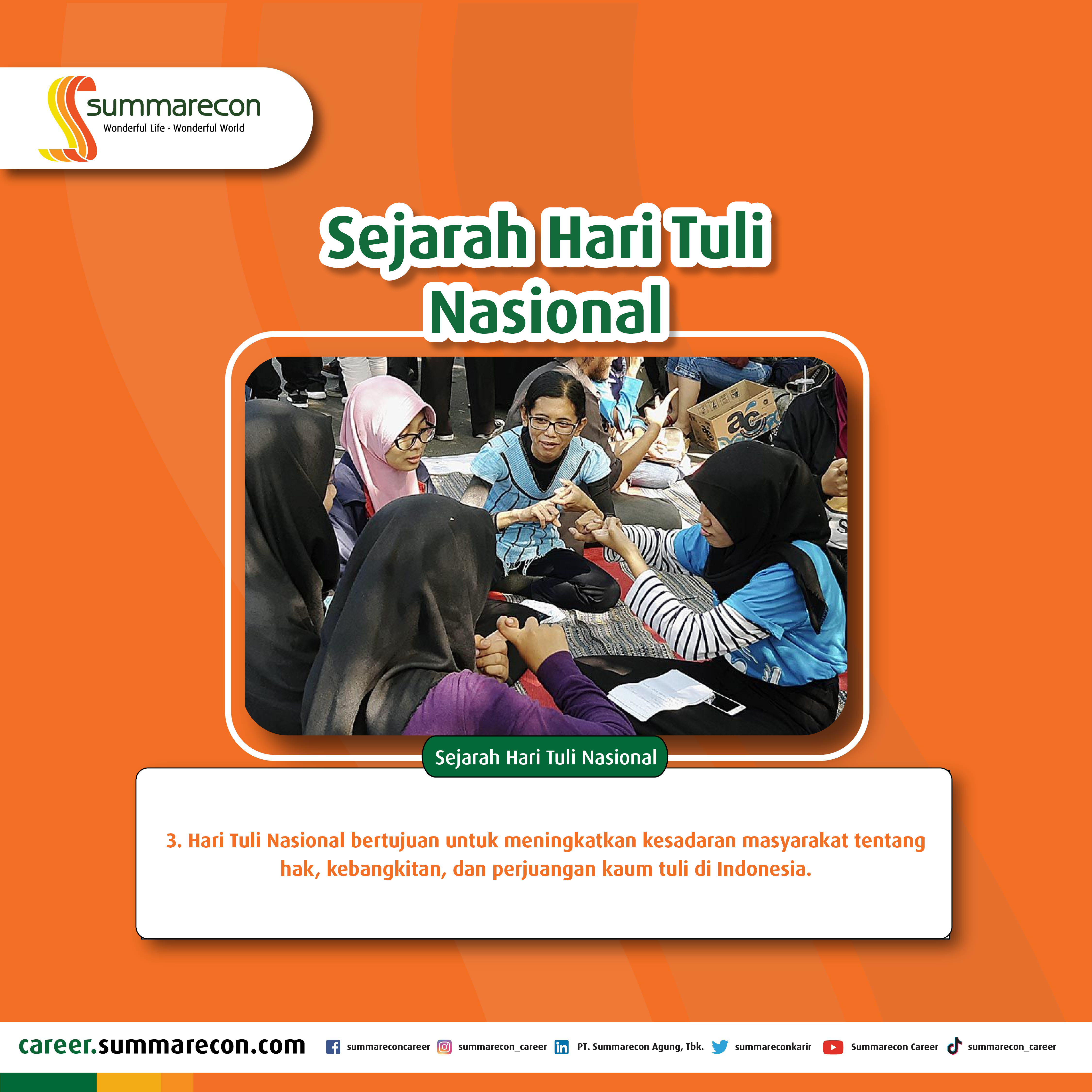 Sejarah Hari Tuli Nasional (3/5)