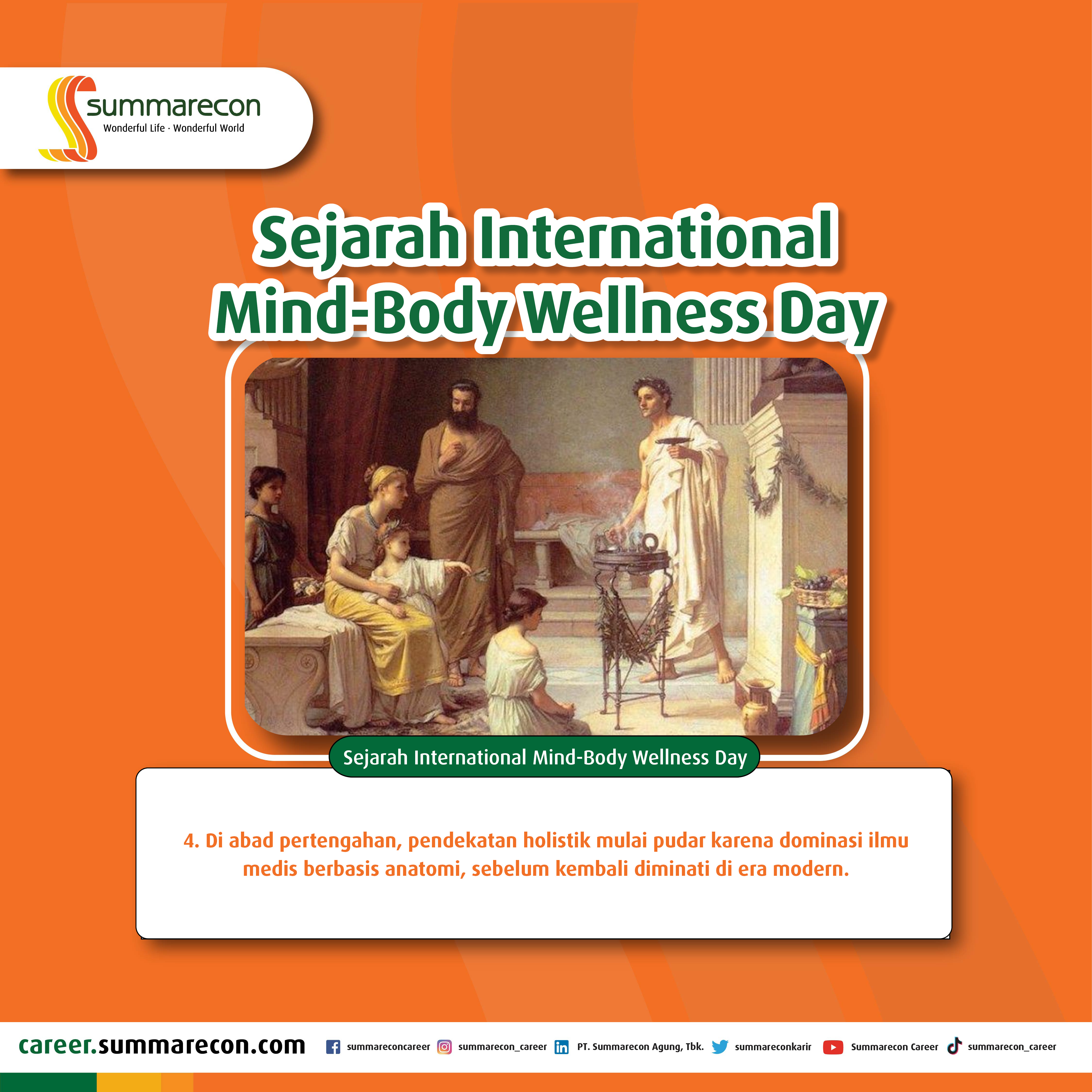 Sejarah International Mind-Body Wellness Day (4/5)