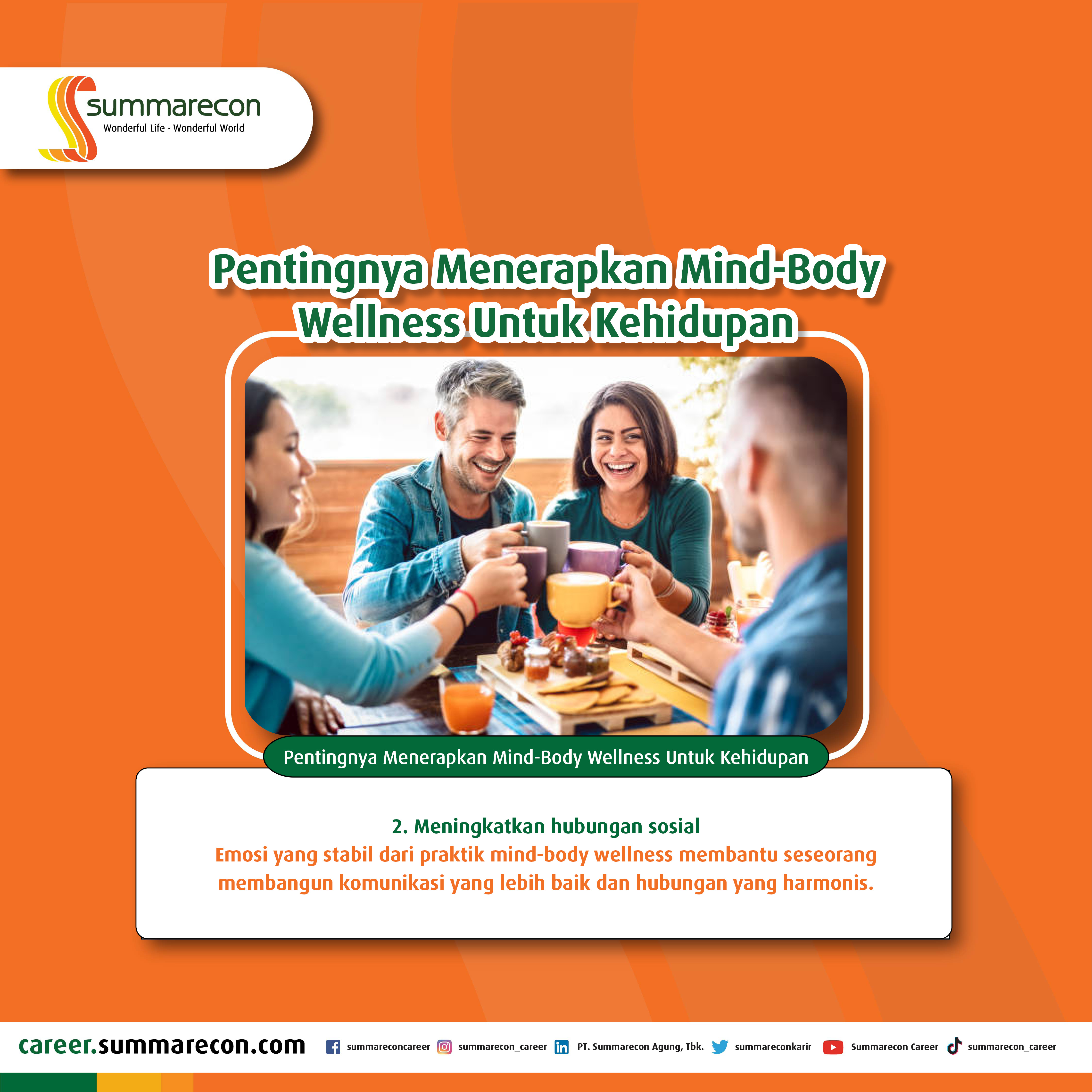 Pentingnya Menerapkan Mind-Body Wellness Untuk Kehidupan (2/5)