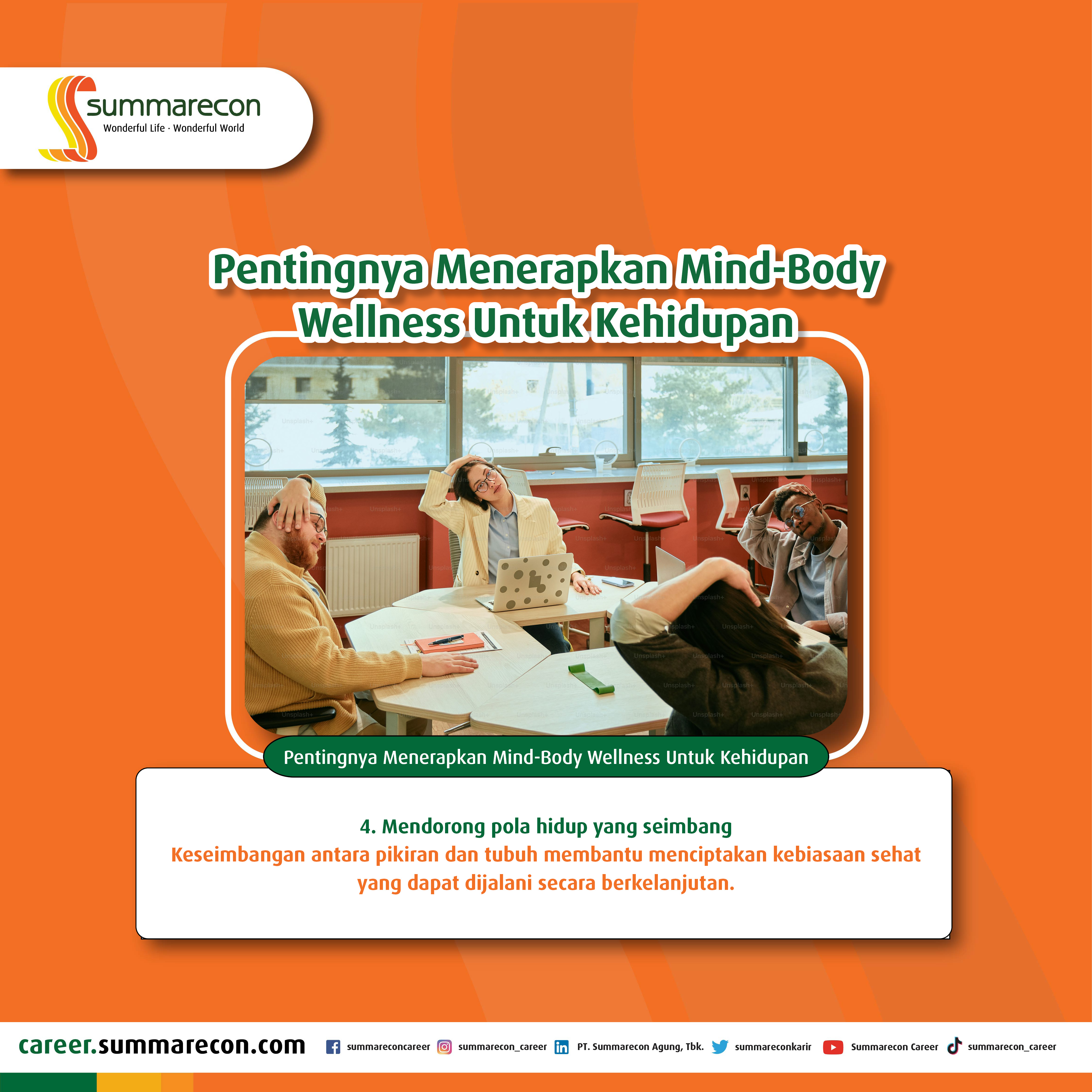 Pentingnya Menerapkan Mind-Body Wellness Untuk Kehidupan (4/5)