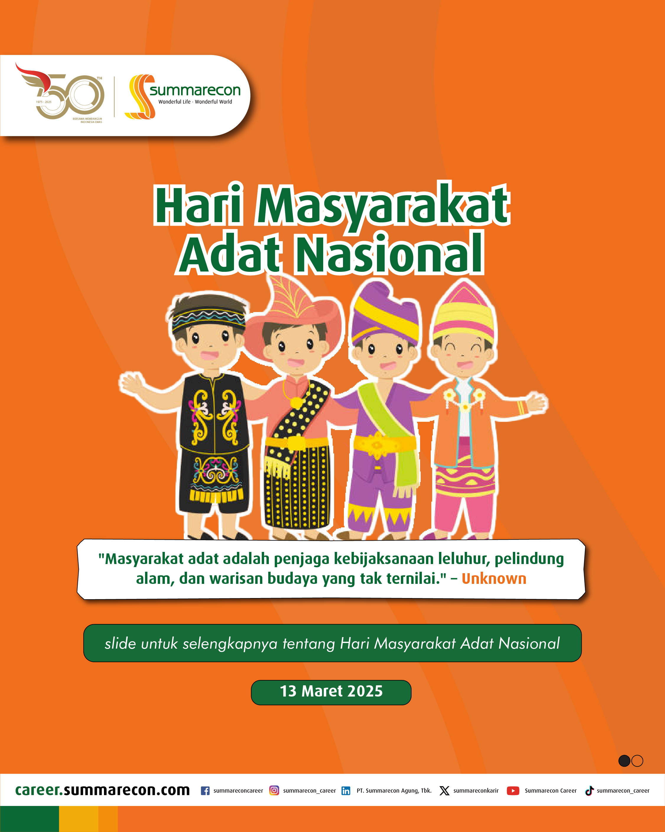 Hari Masyarakat Adat Nasional