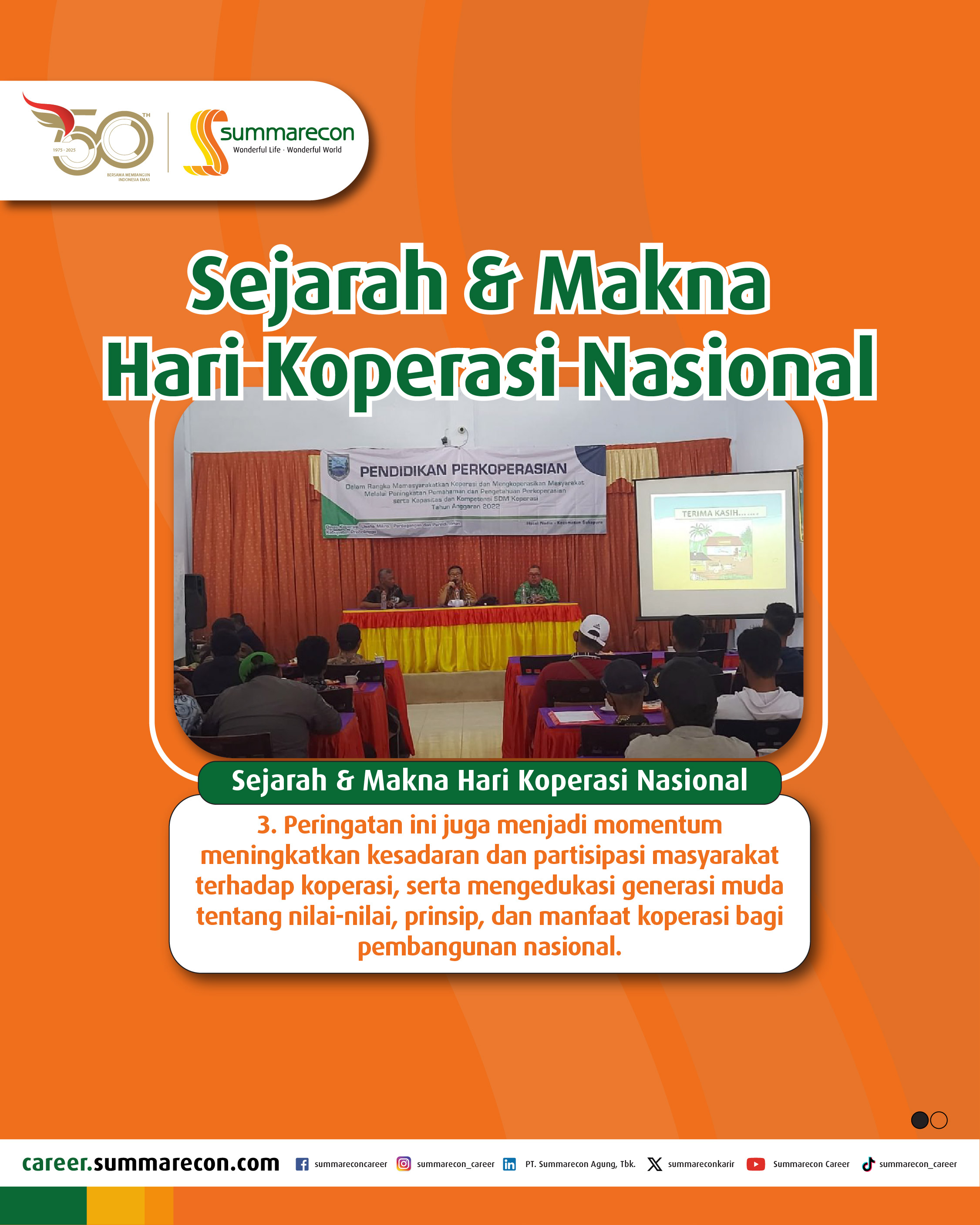 Sejarah & Makna Hari Koperasi Nasional (3/4)