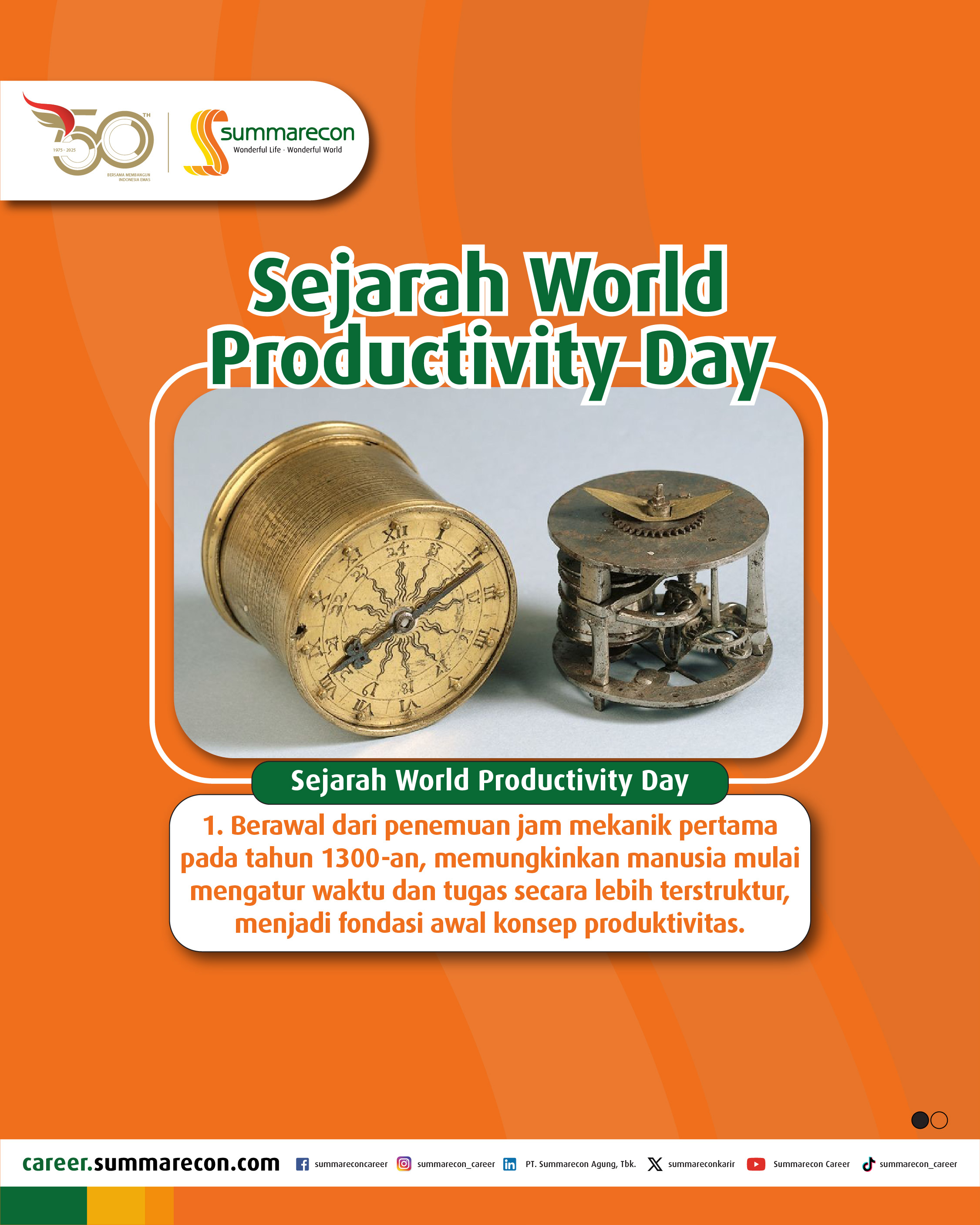 Sejarah World Productivity Day  (1/4)