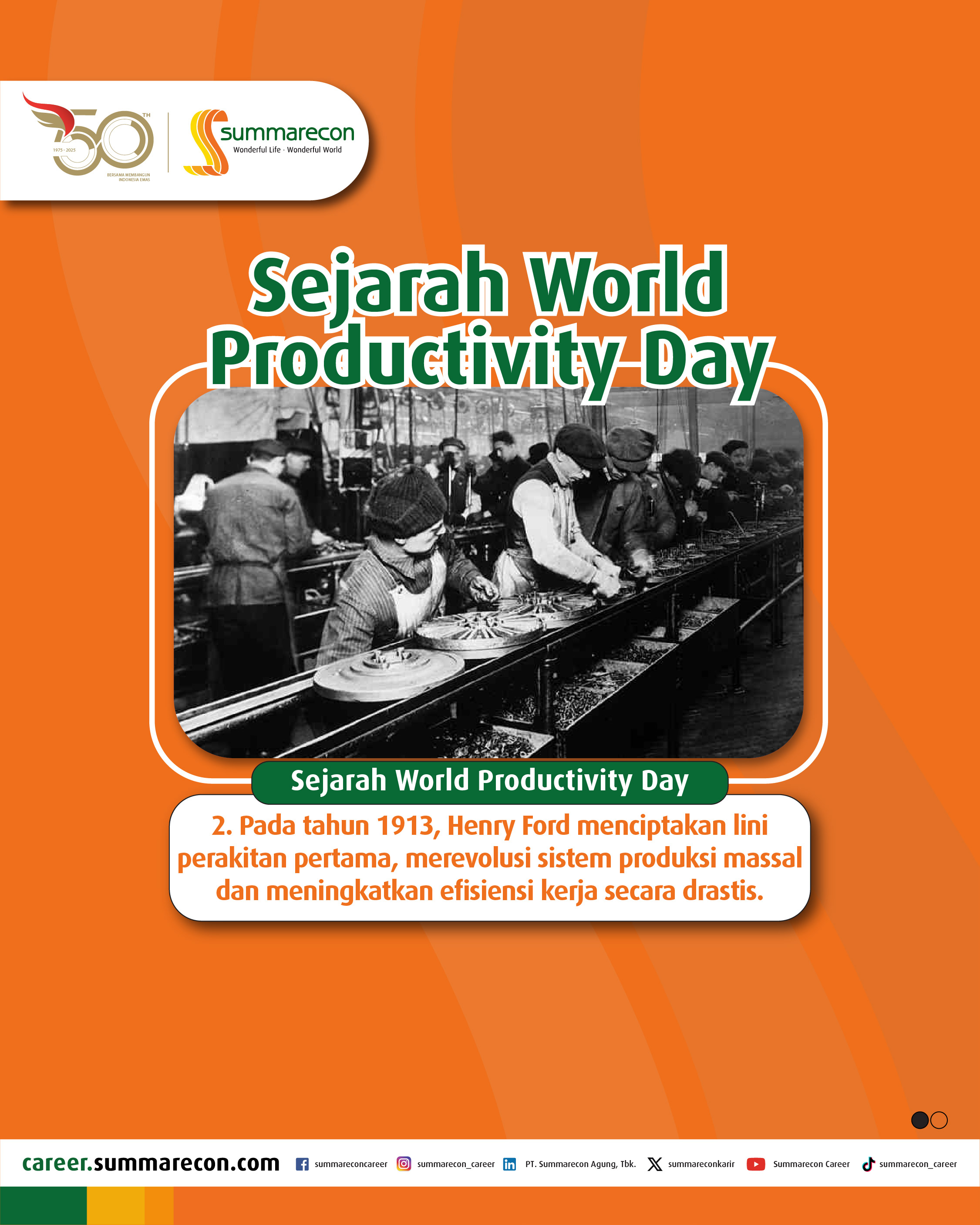 Sejarah World Productivity Day  (2/4)