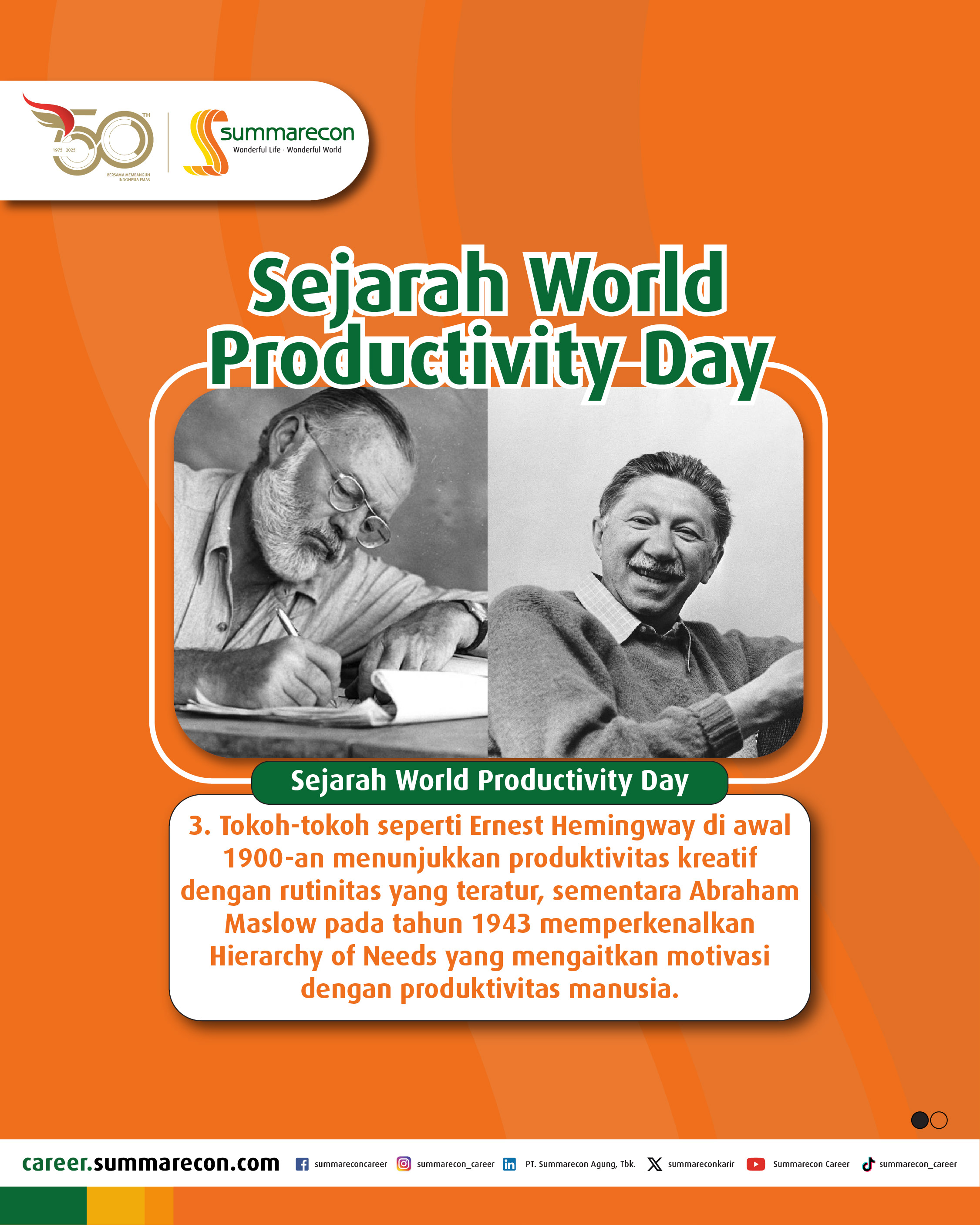 Sejarah World Productivity Day  (3/4)