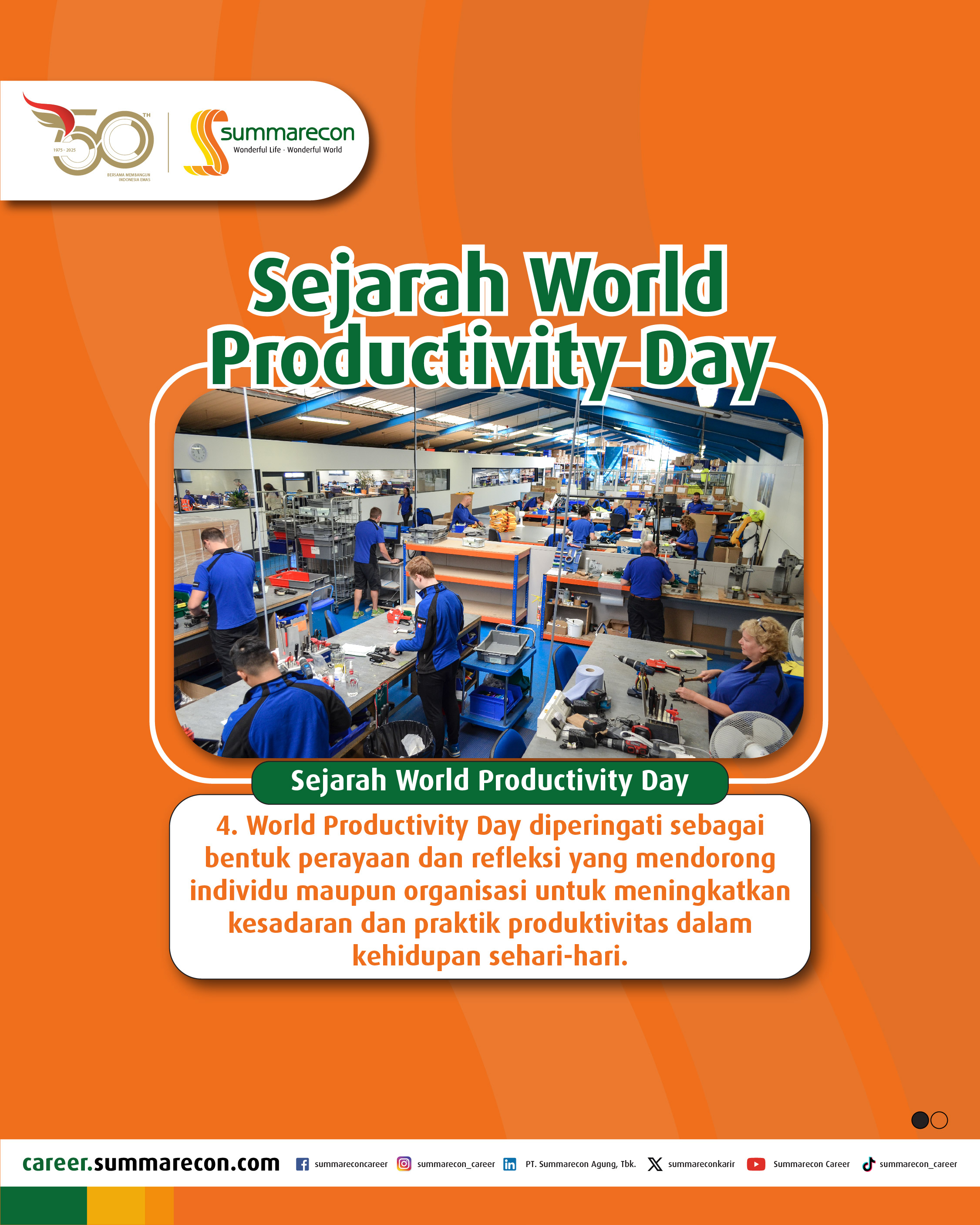 Sejarah World Productivity Day  (4/4)