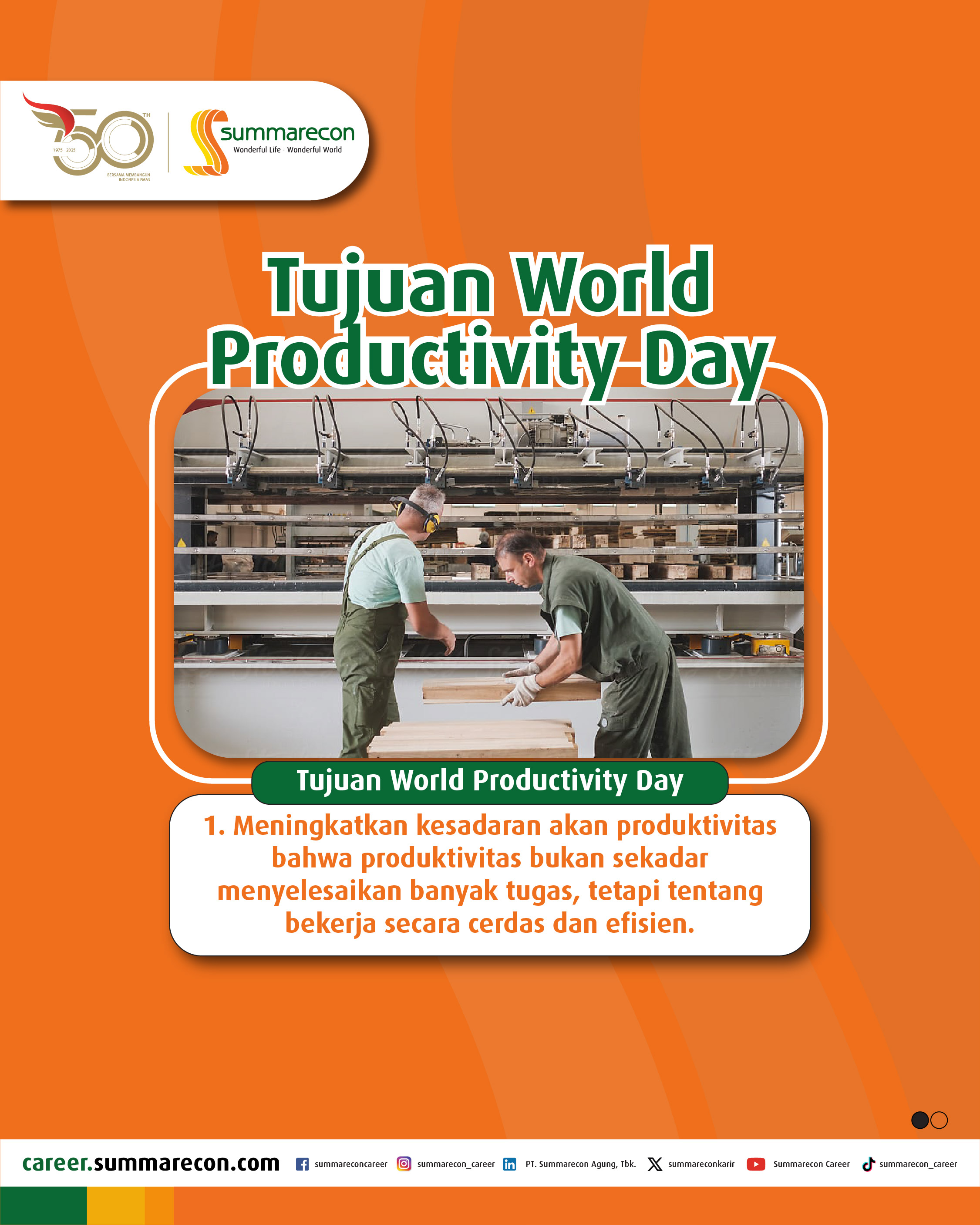 Tujuan World Productivity Day  (1/3)