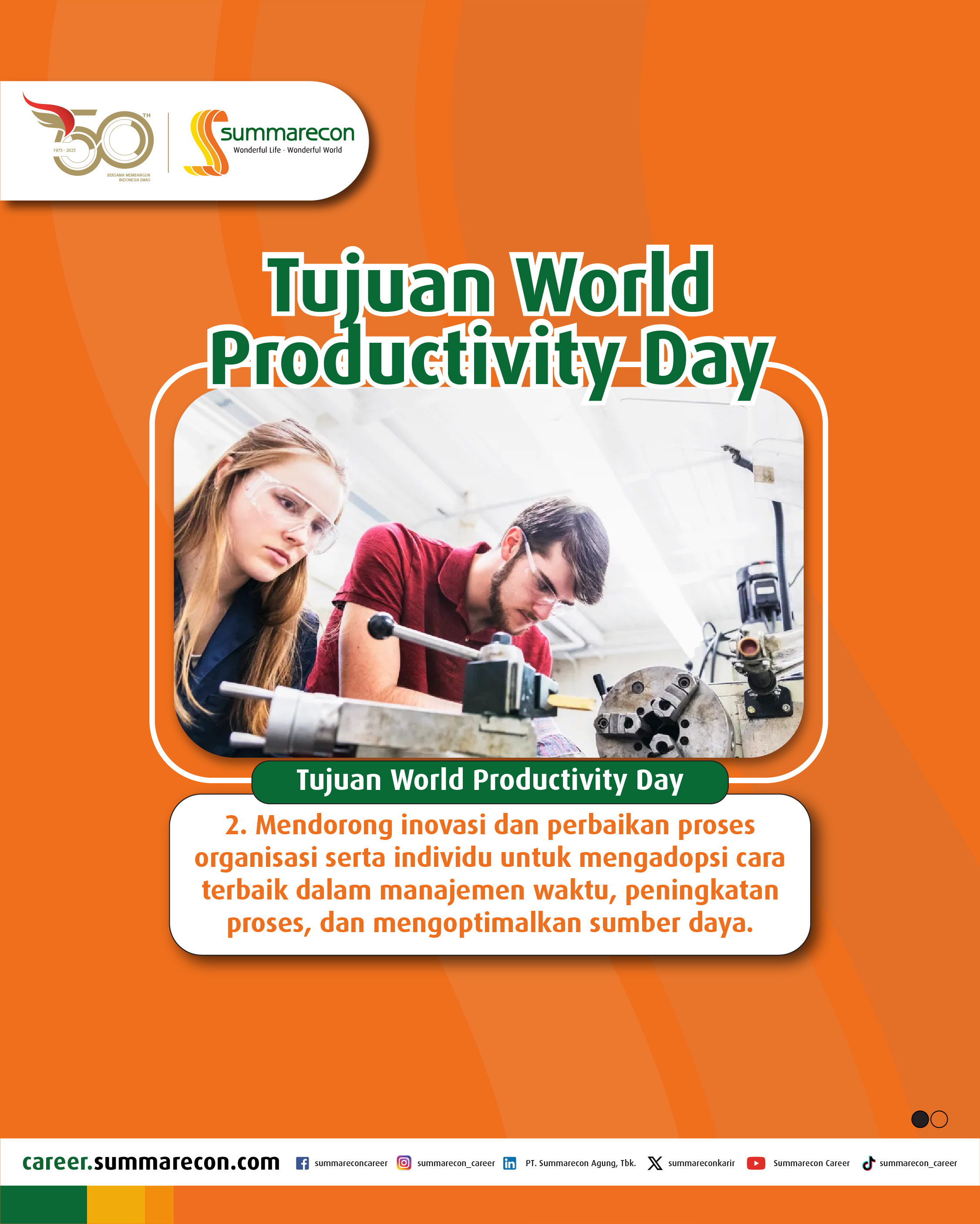Tujuan World Productivity Day  (2/3)