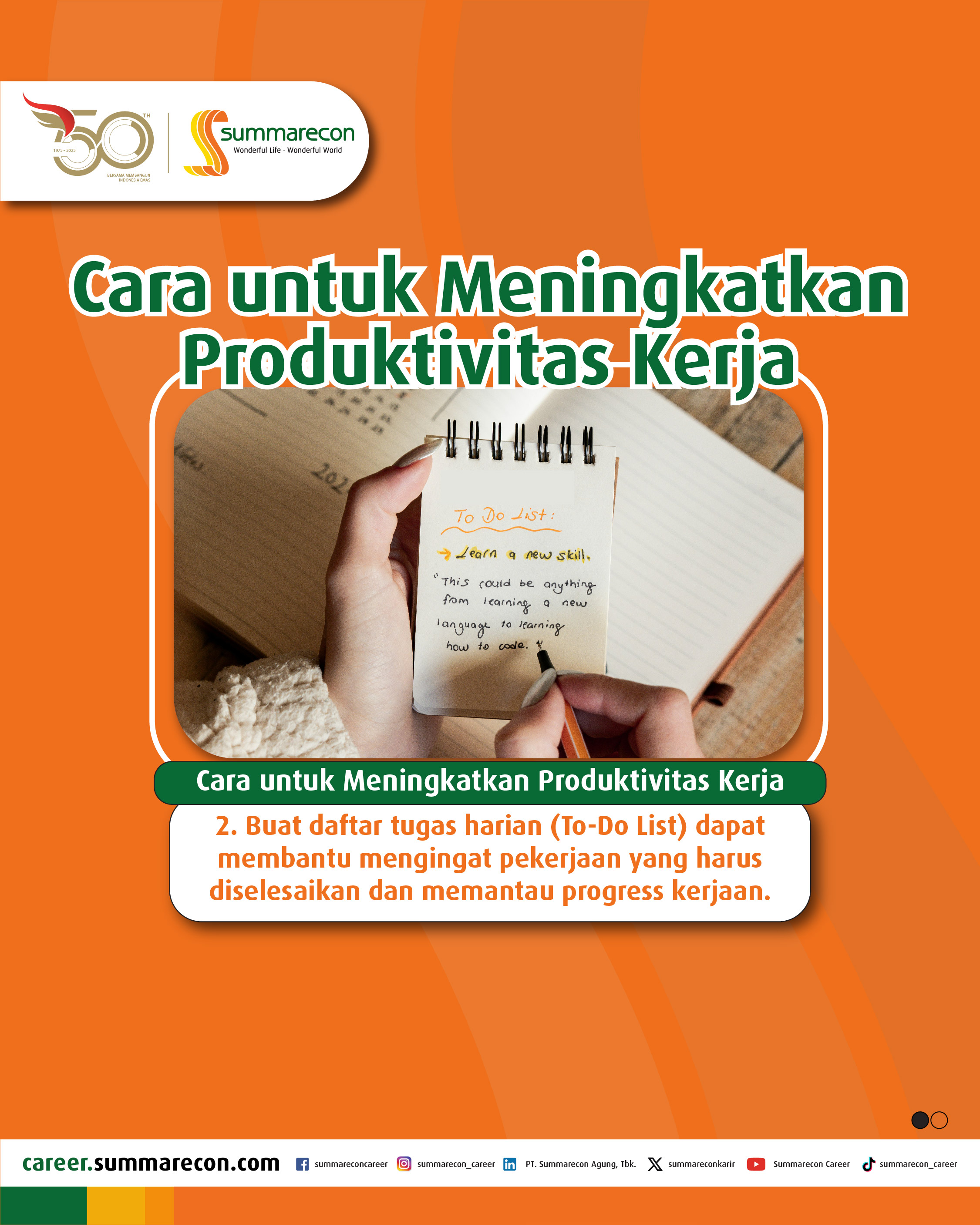 Cara untuk Meningkatkan Produktivitas Kerja  (2/4)