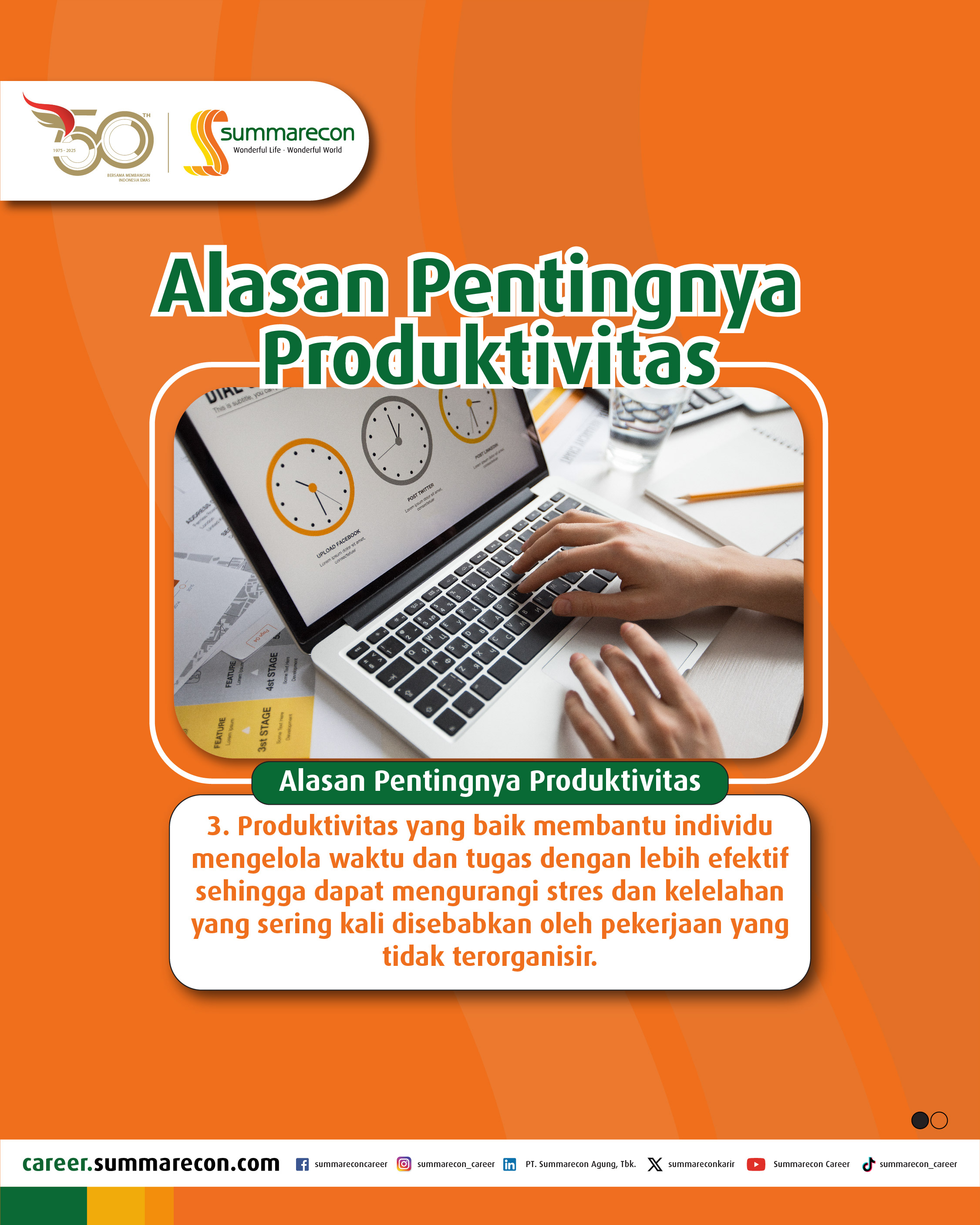 Alasan Pentingnya Produktivitas (3/4)