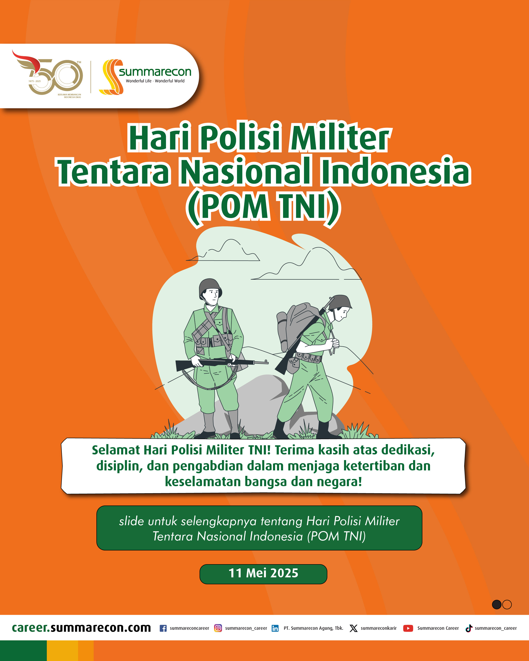 Hari Polisi Militer Tentara Nasional Indonesia (POM TNI)