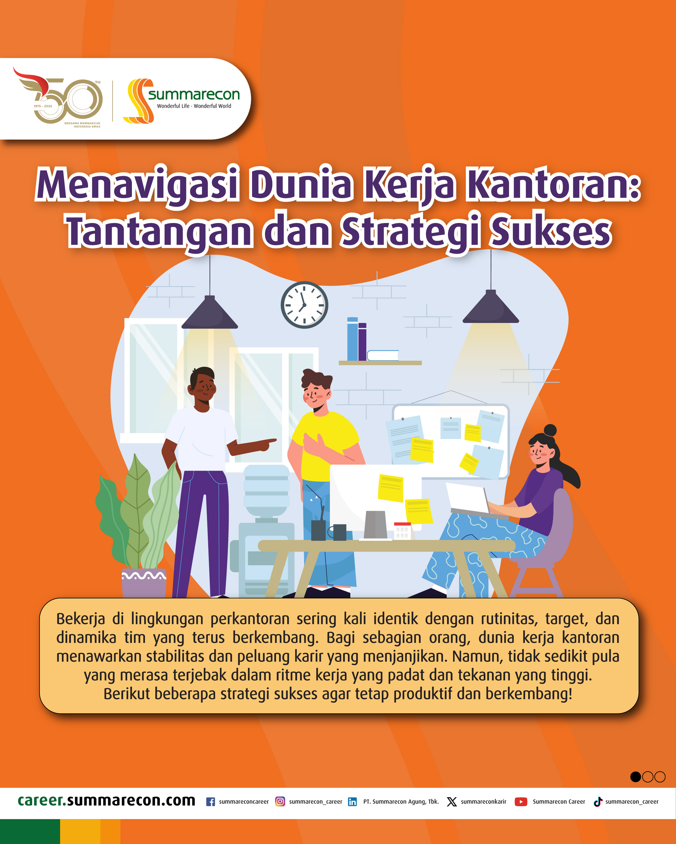 Menavigasi Dunia Kerja Kantoran: Tantangan dan Strategi Sukses