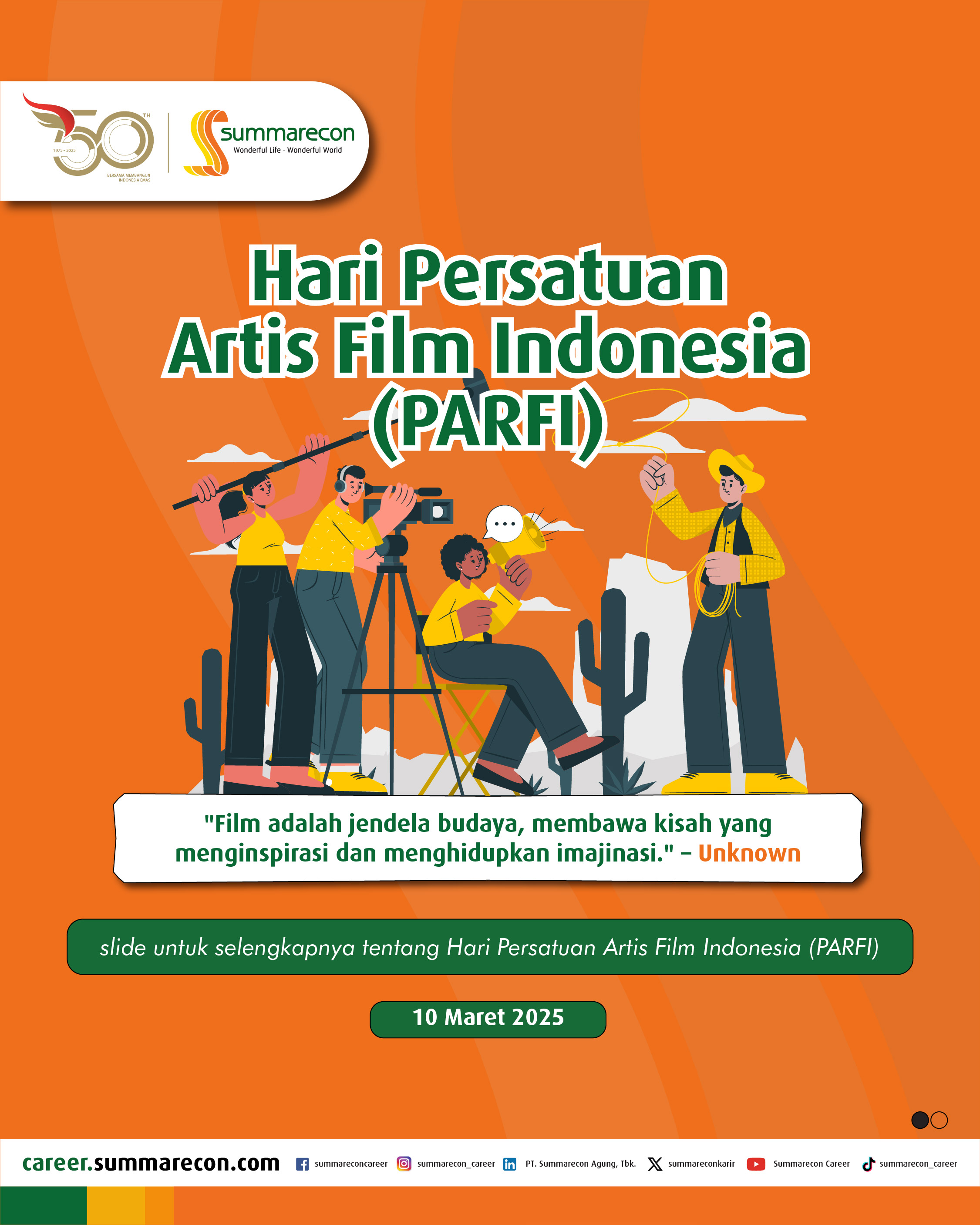 Hari Persatuan Artis Film Indonesia (PARFI)