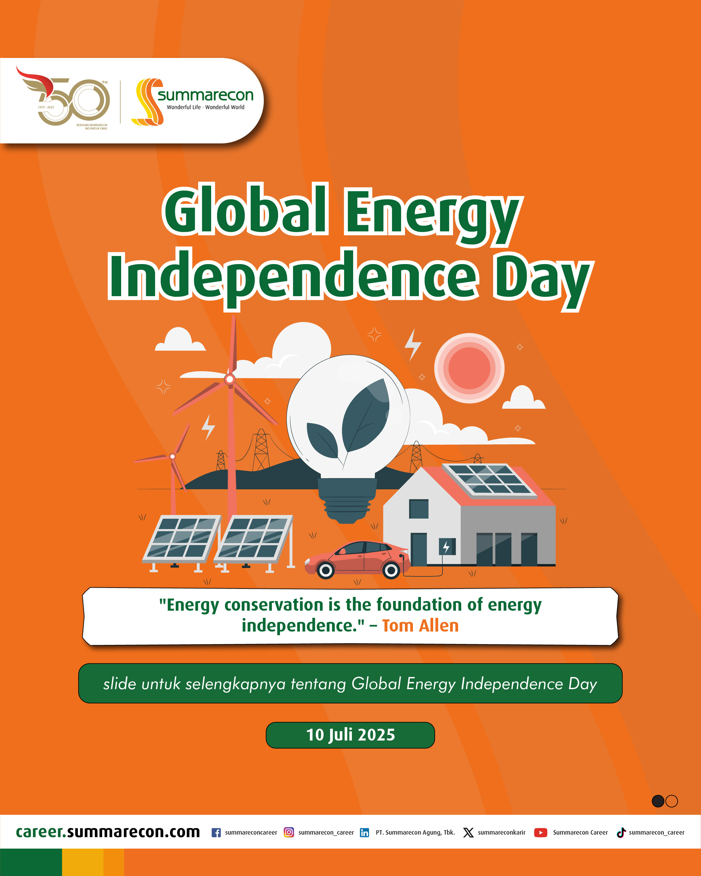 Global Energy Independence Day
