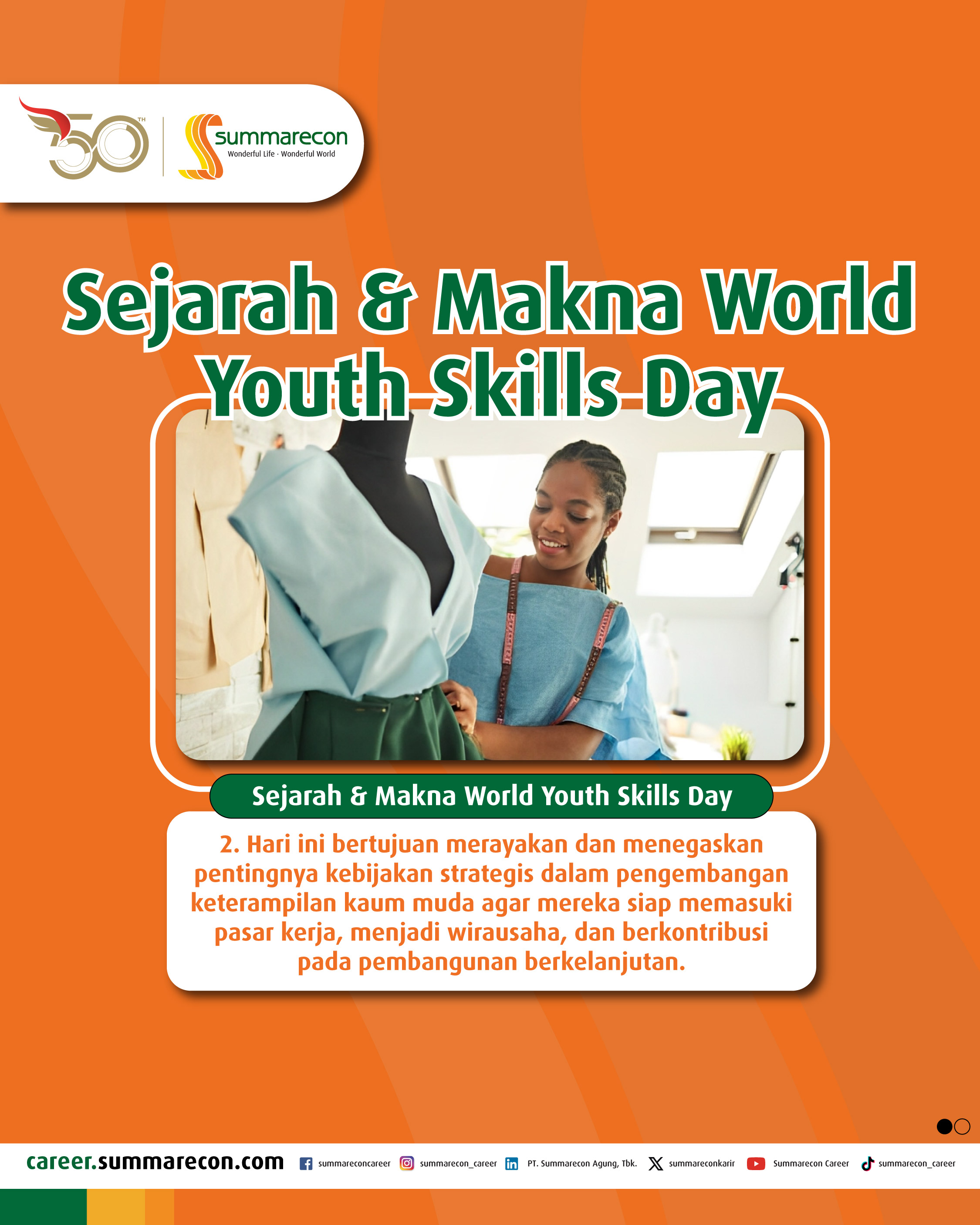 Sejarah & Makna World Youth Skills Day (2/4)
