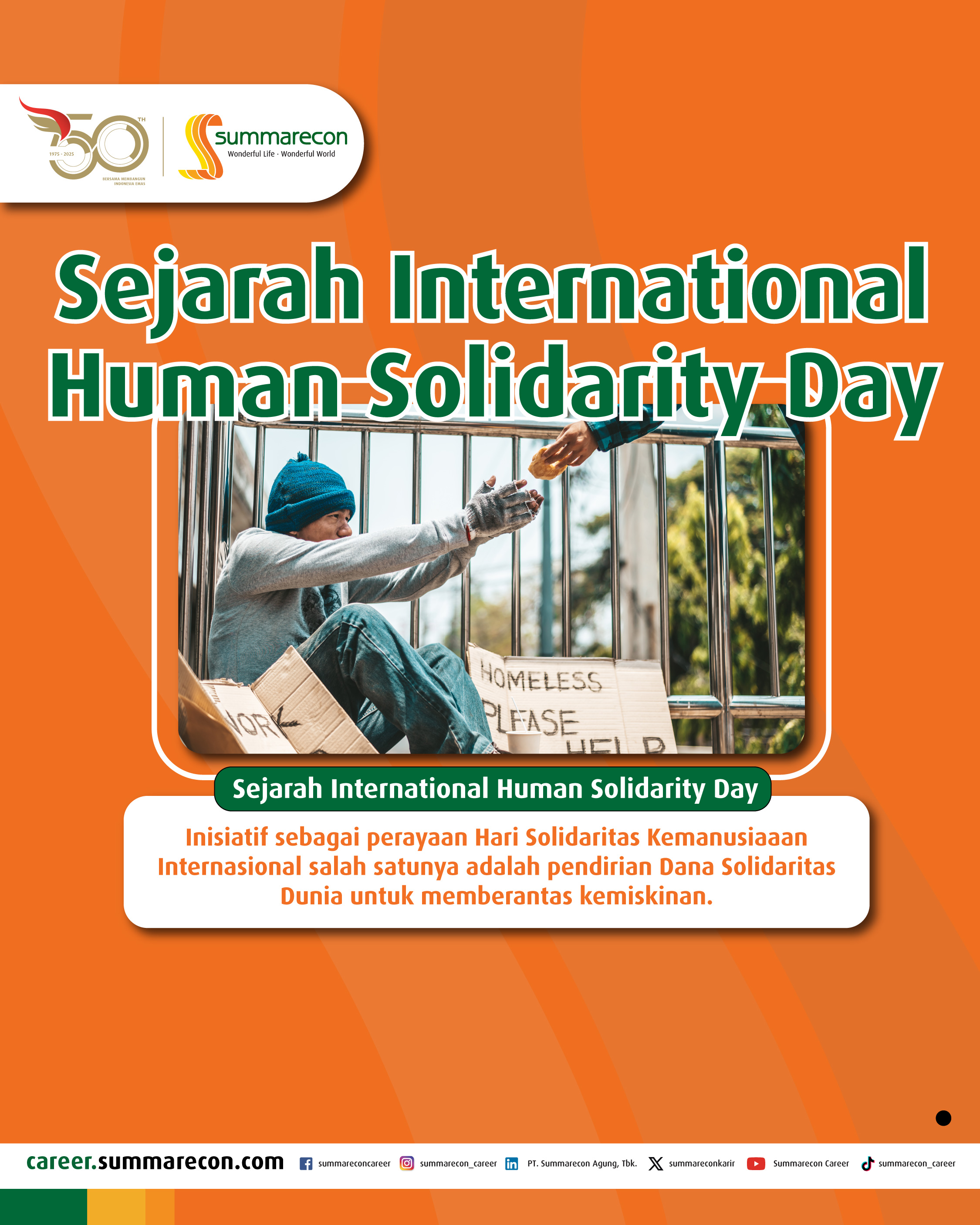 Sejarah International Human Solidarity Day