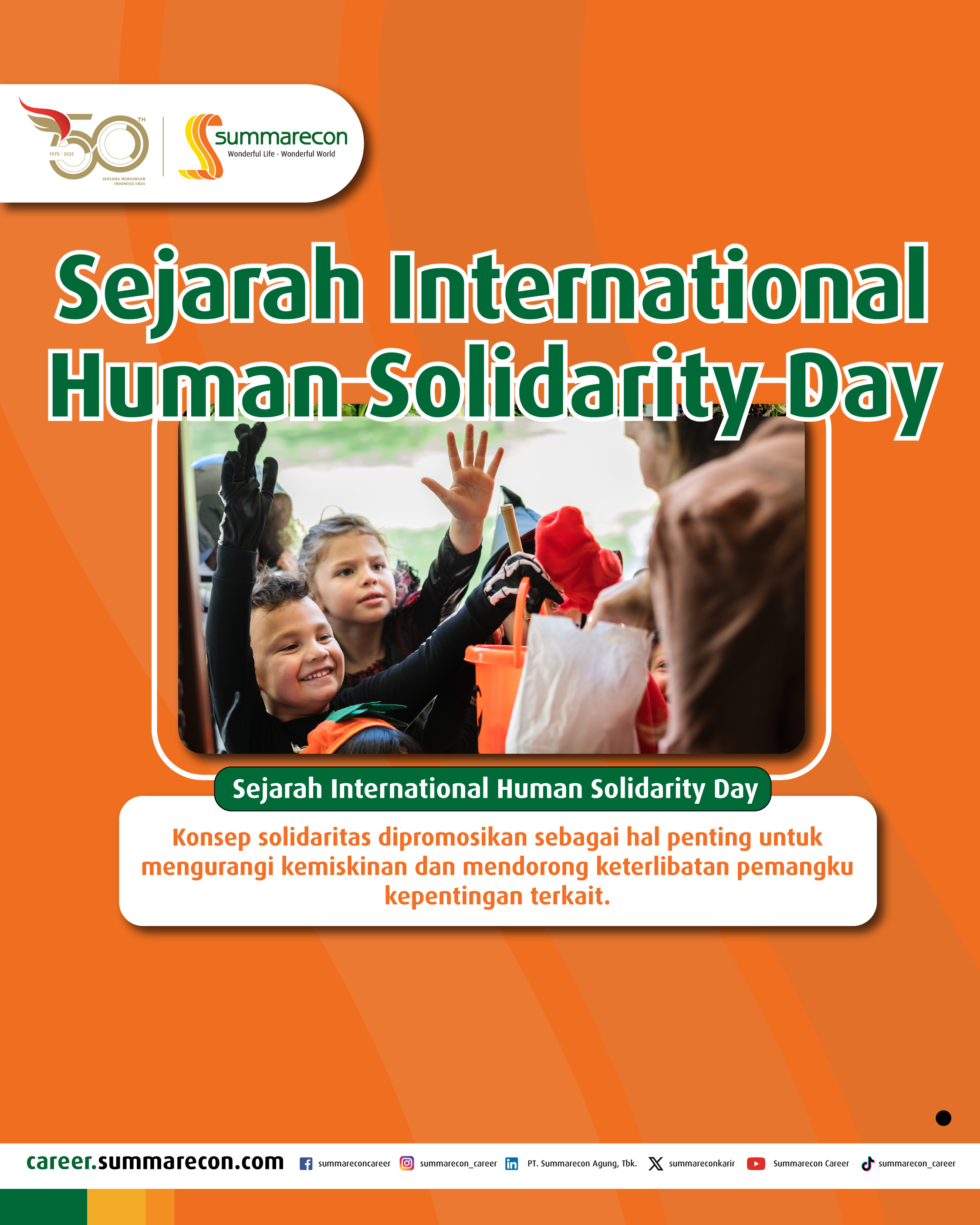 Sejarah International Human Solidarity Day