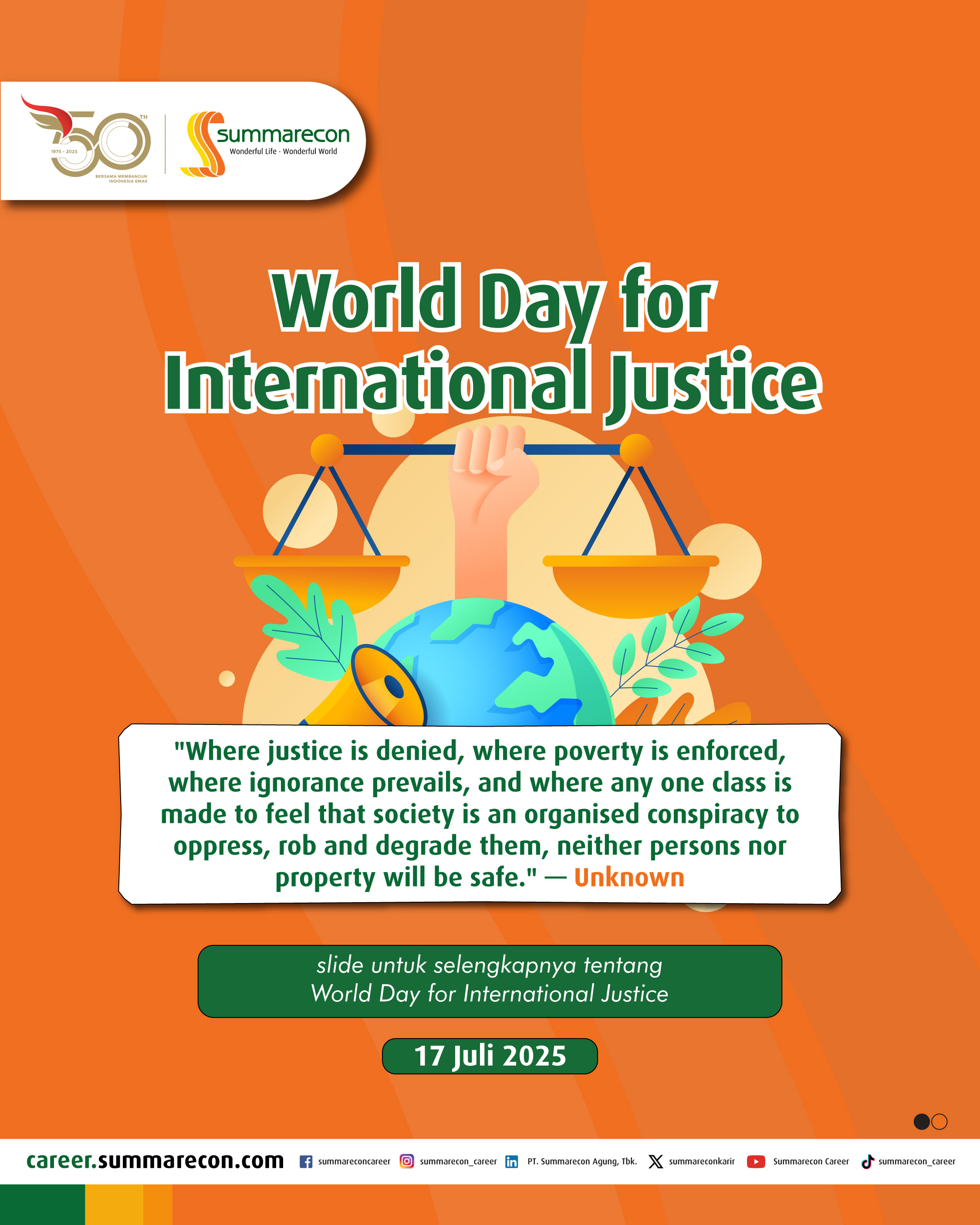 World Day for International Justice