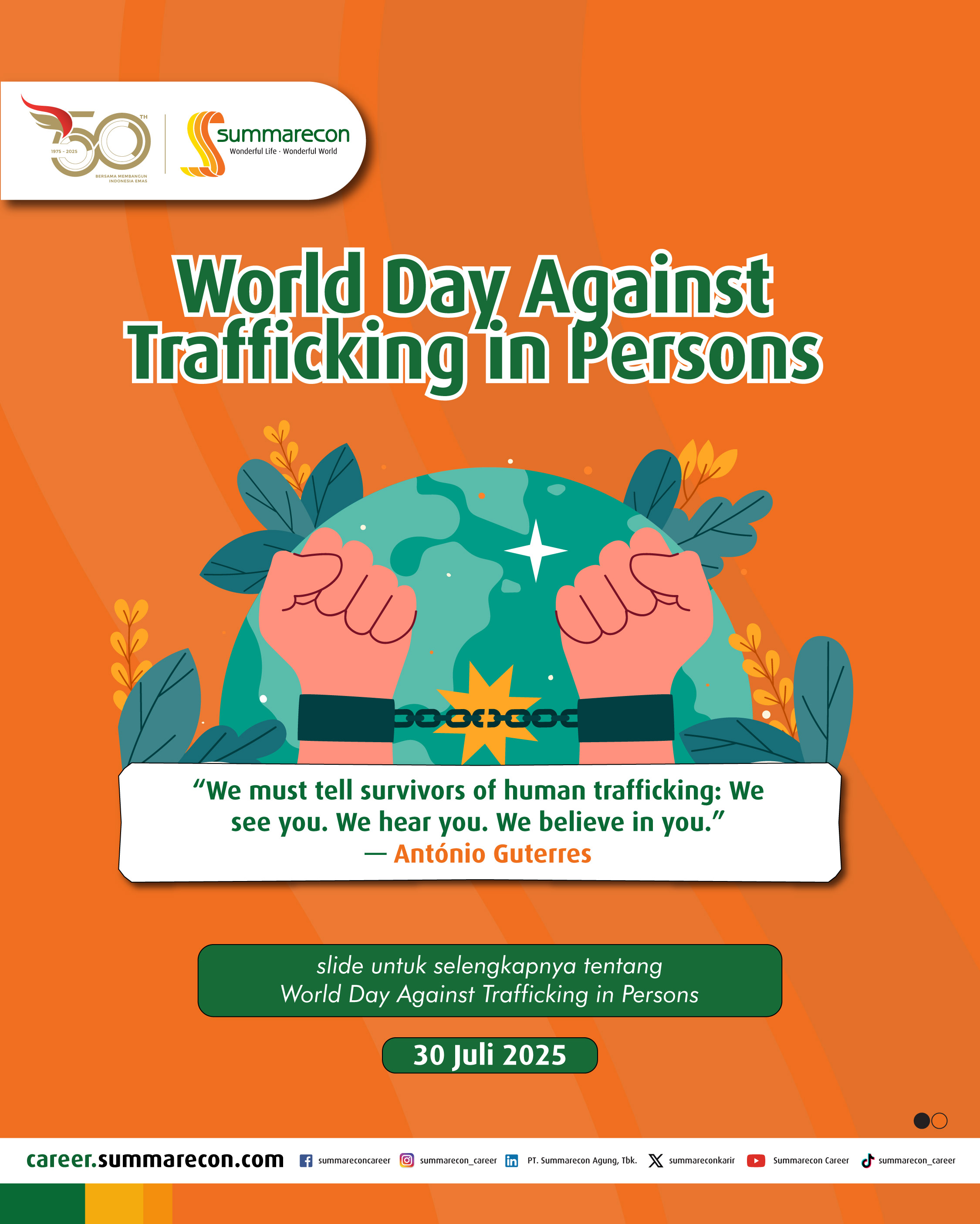 World Day Against Trafficking in Persons