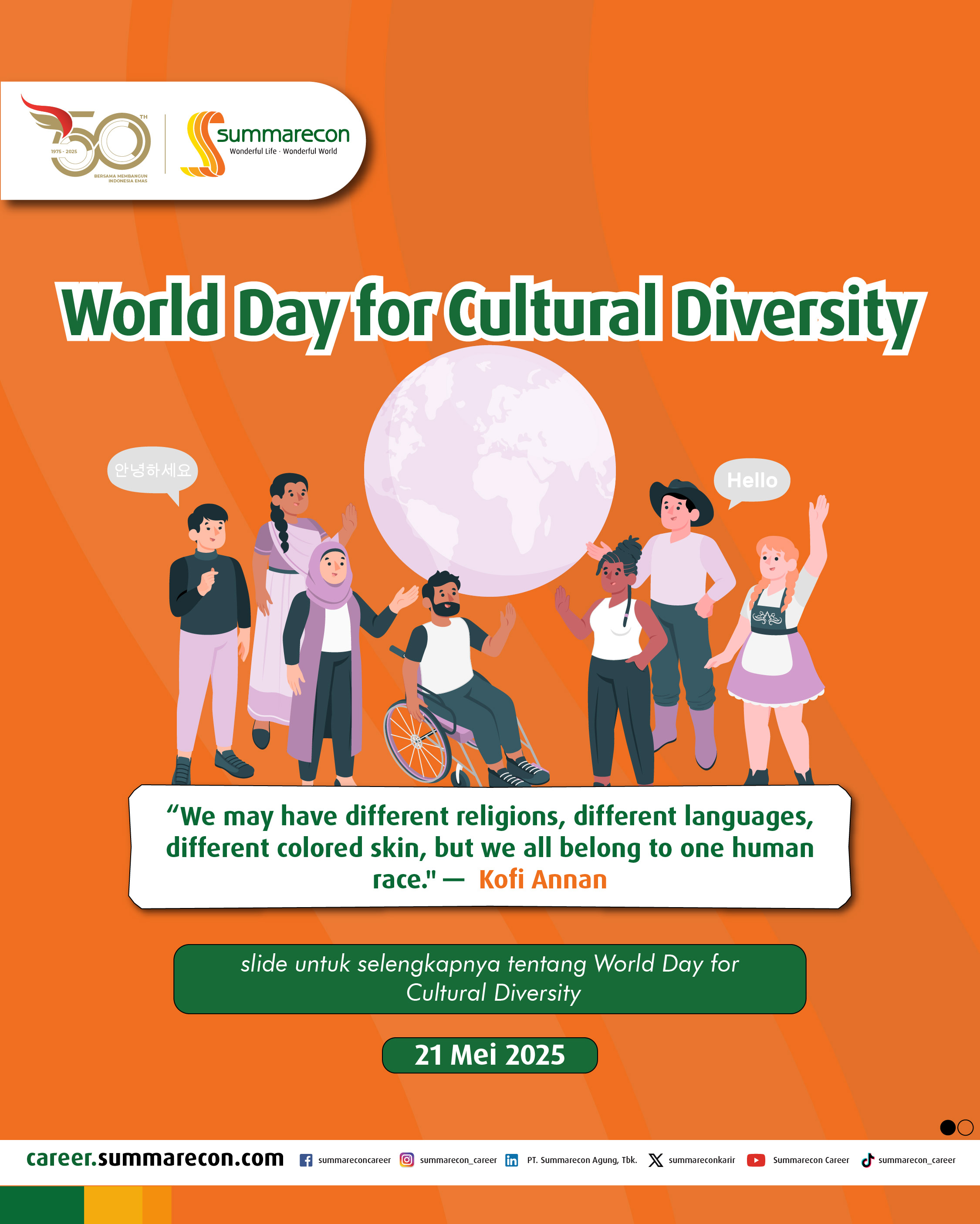 World Day for Cultural Diversity