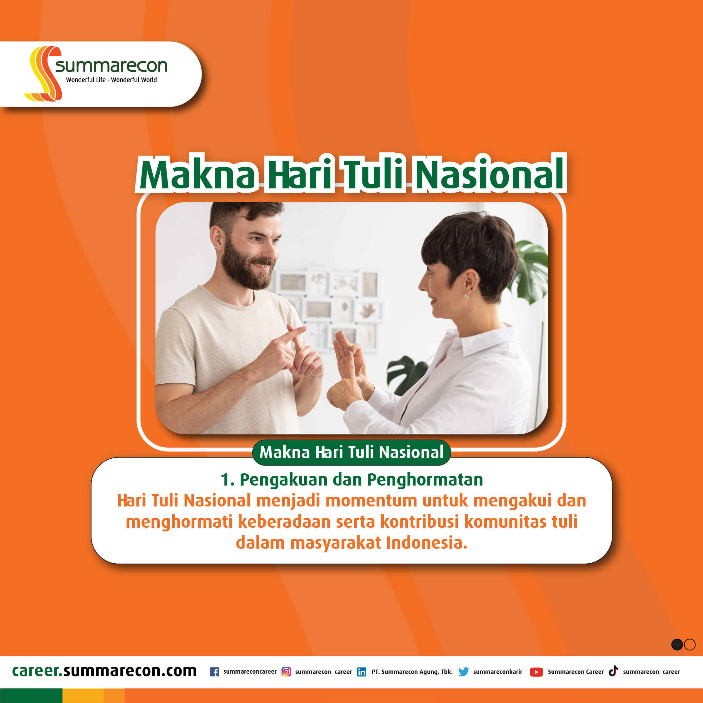 Makna Hari Tuli Nasional (1/6)