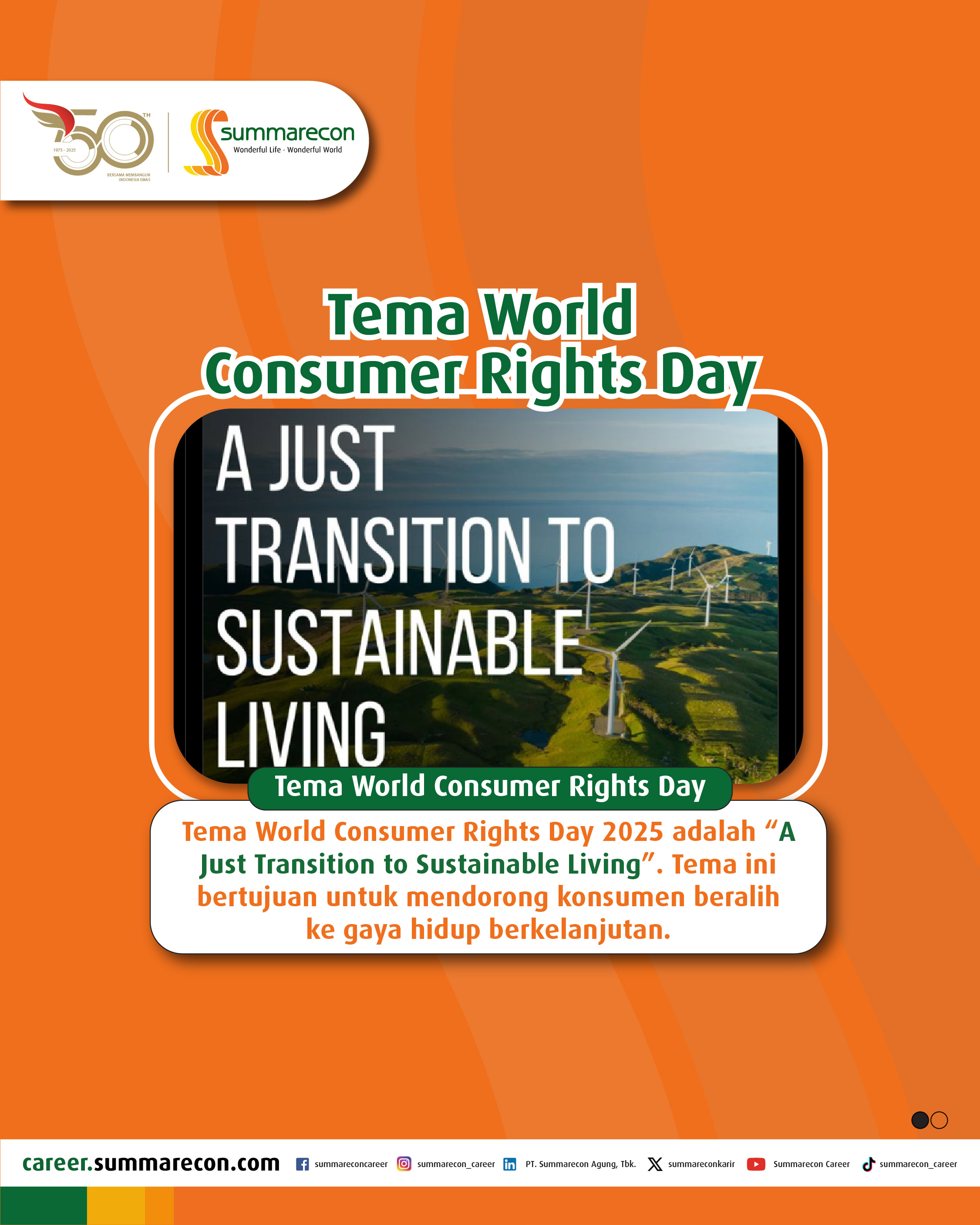 Tema World Consumer Rights Day (1/2)