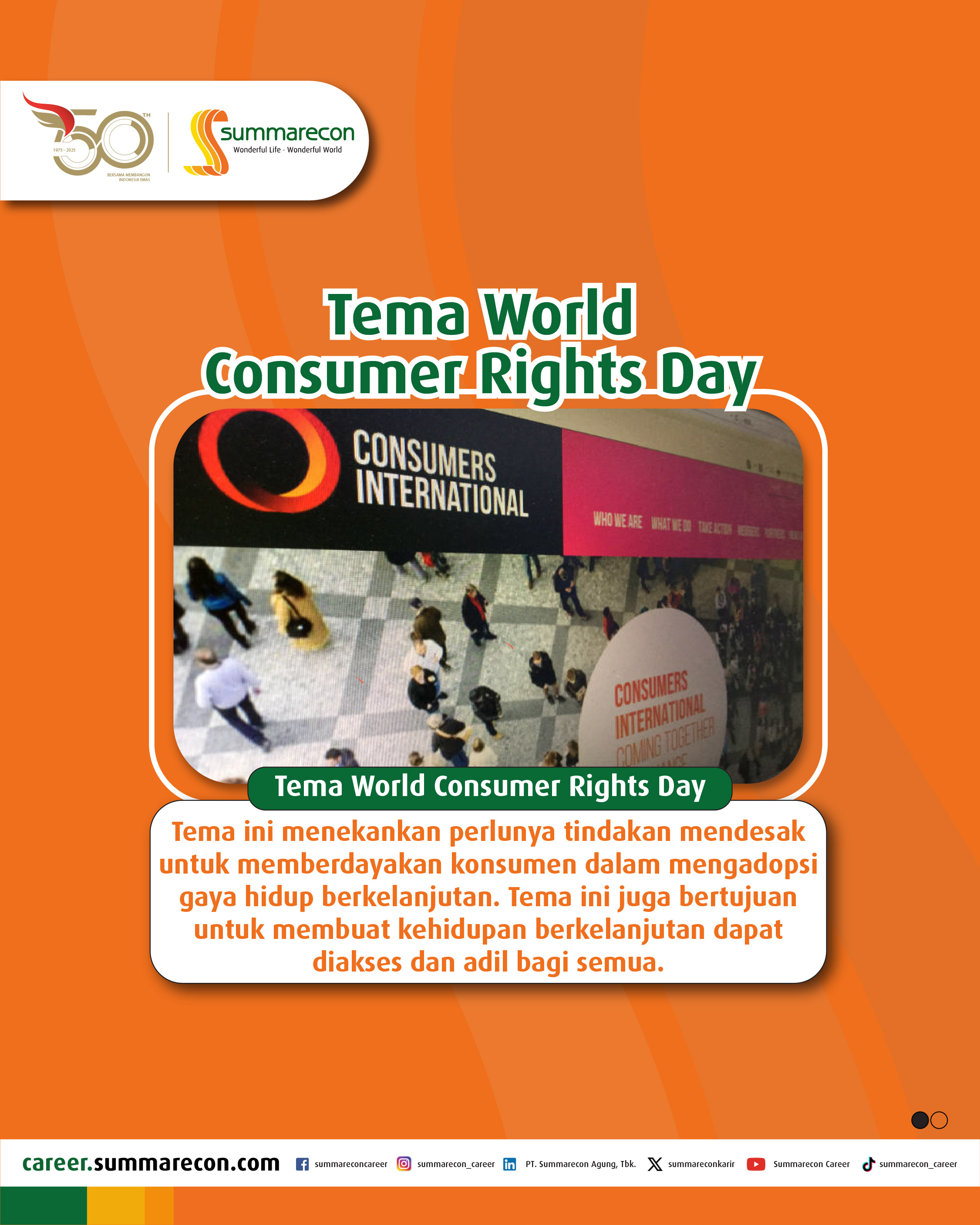 Tema World Consumer Rights Day (2/2)