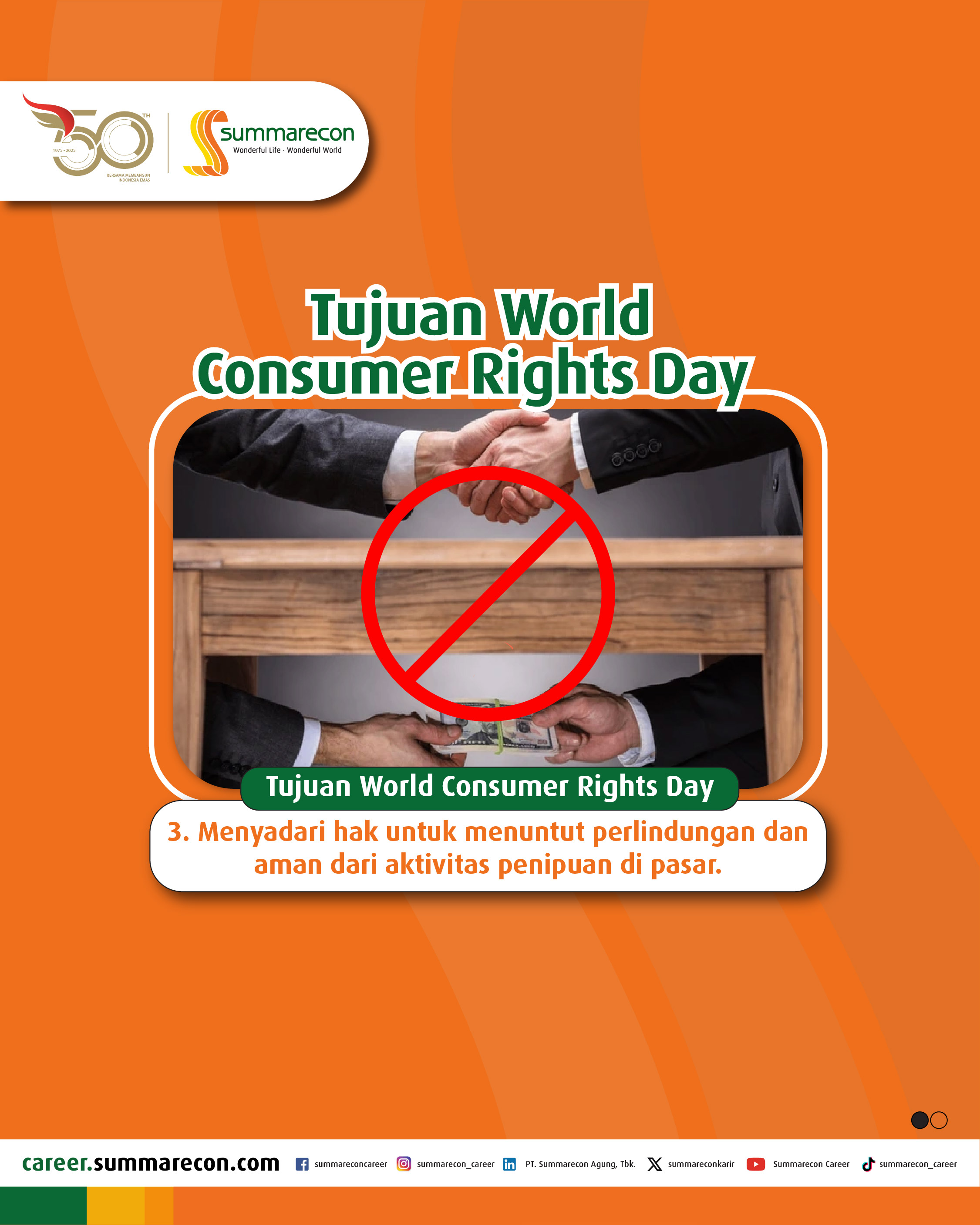 Tujuan World Consumer Rights Day (3/5)