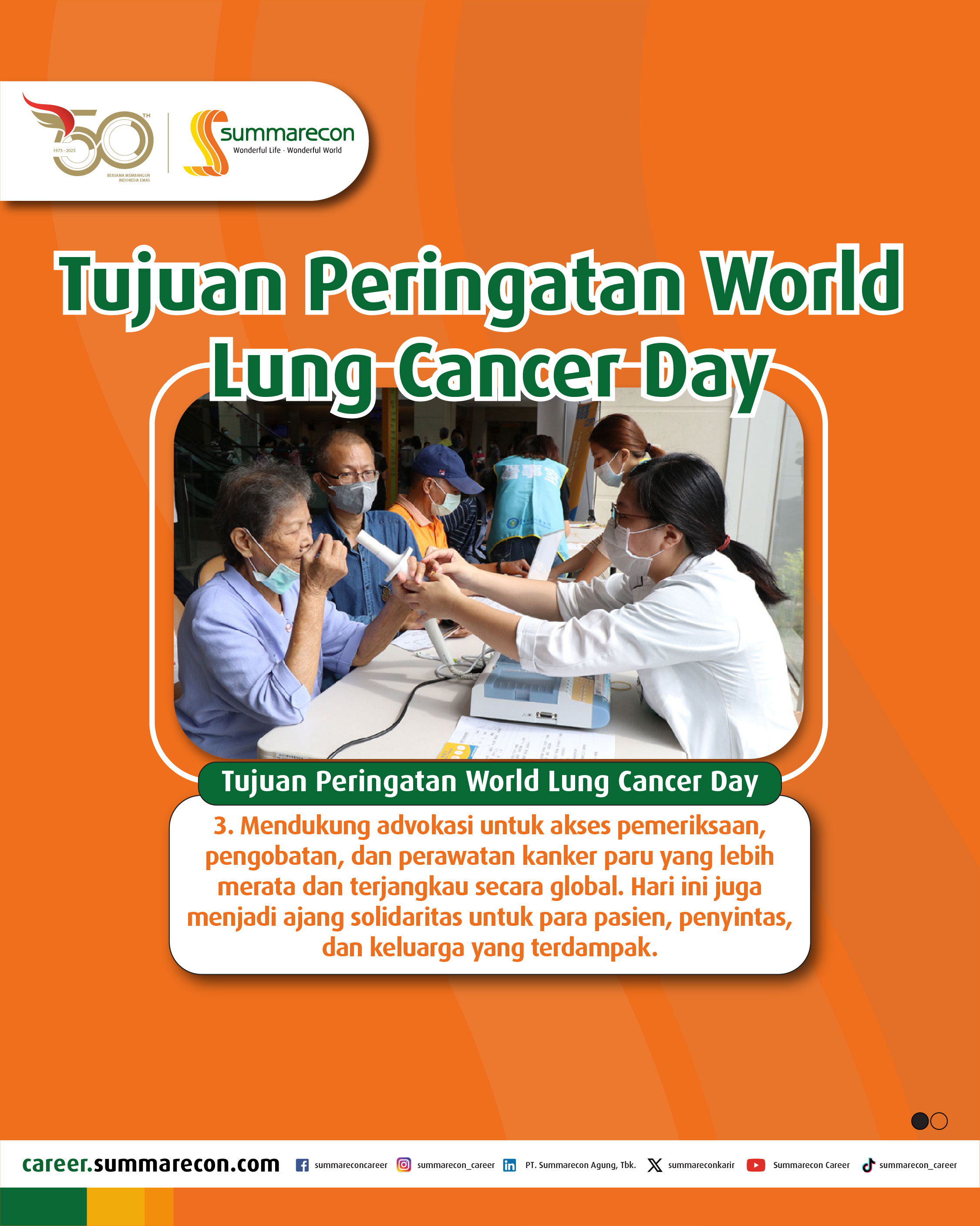 Tujuan Peringatan World Lung Cancer Day (3/3)