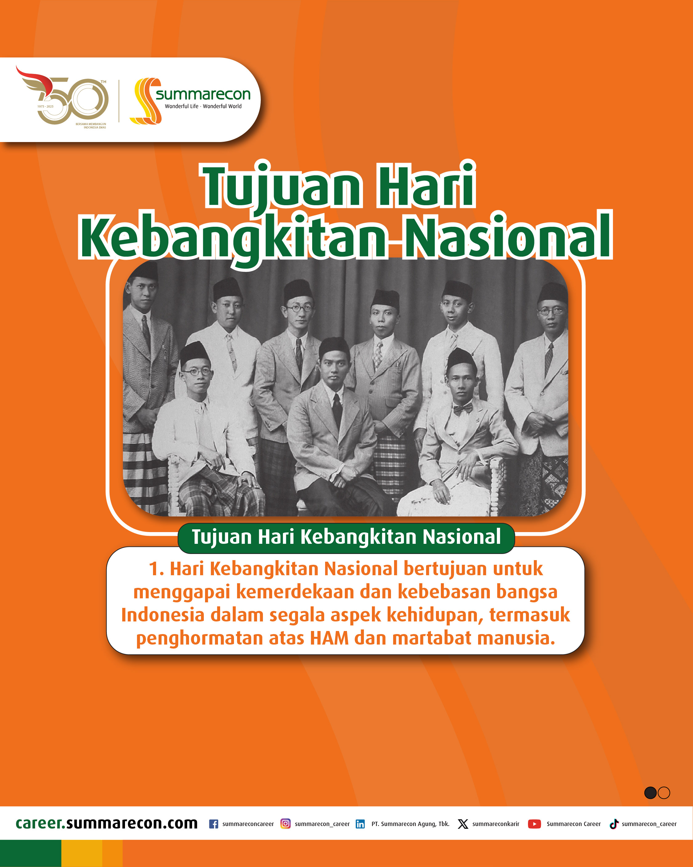 Tujuan Hari Kebangkitan Nasional (1/3)