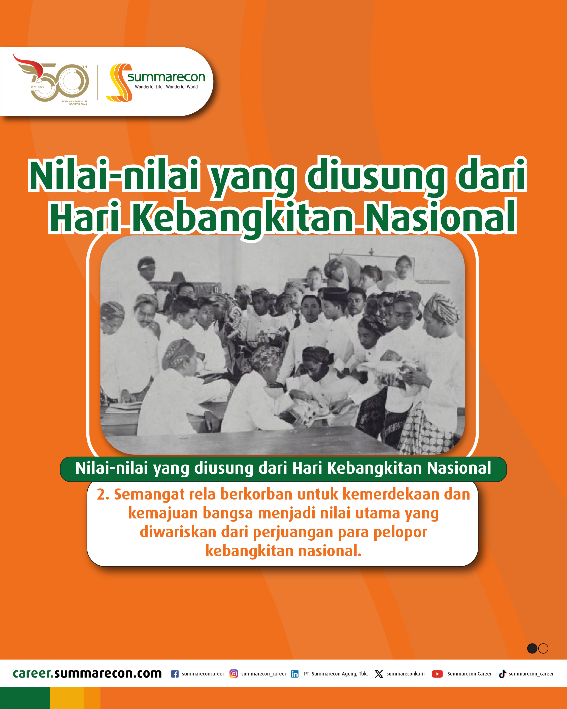 Nilai - nilai yang diusung dari Hari Kebangkitan Nasional (2/5)