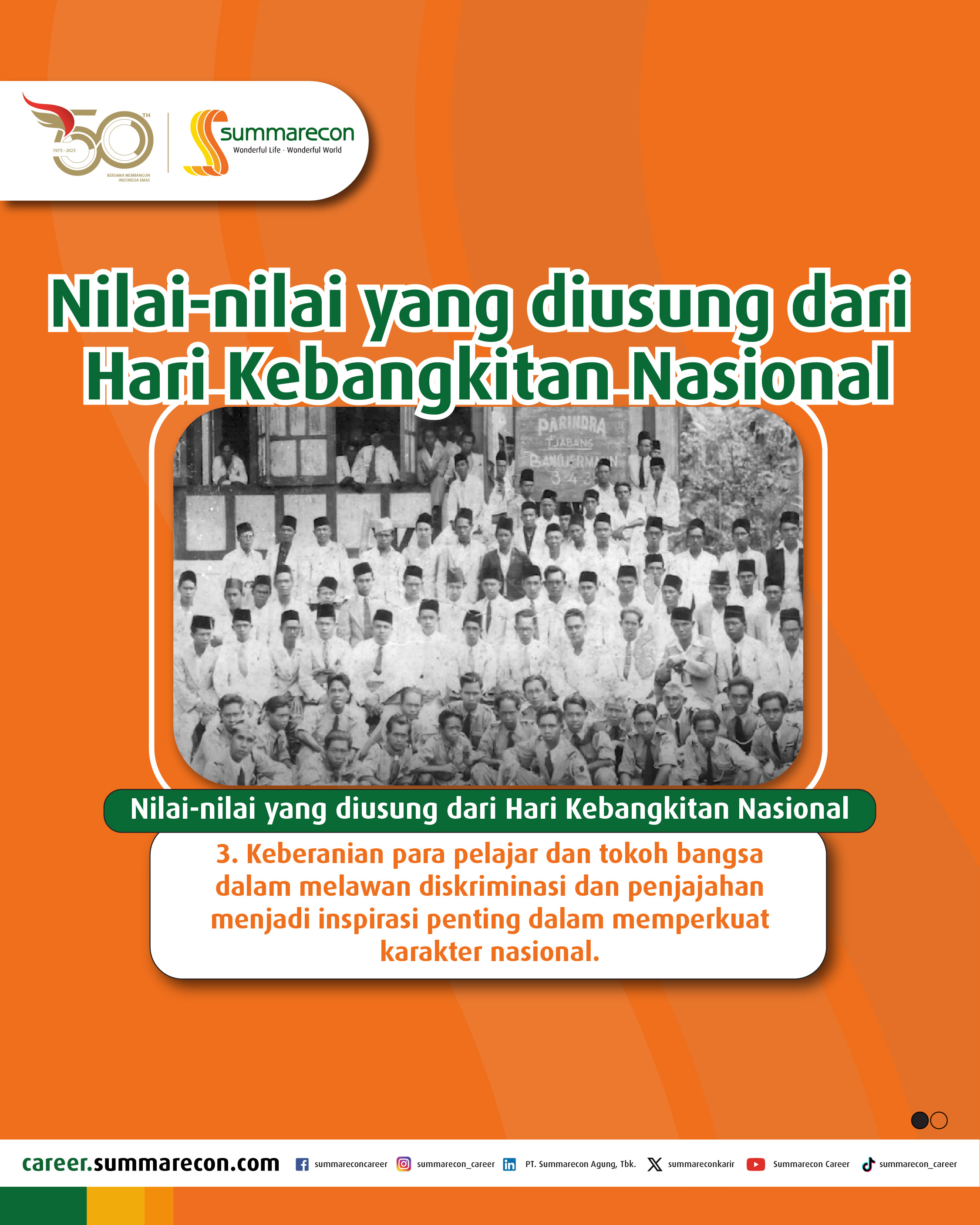 Nilai - nilai yang diusung dari Hari Kebangkitan Nasional (3/5)