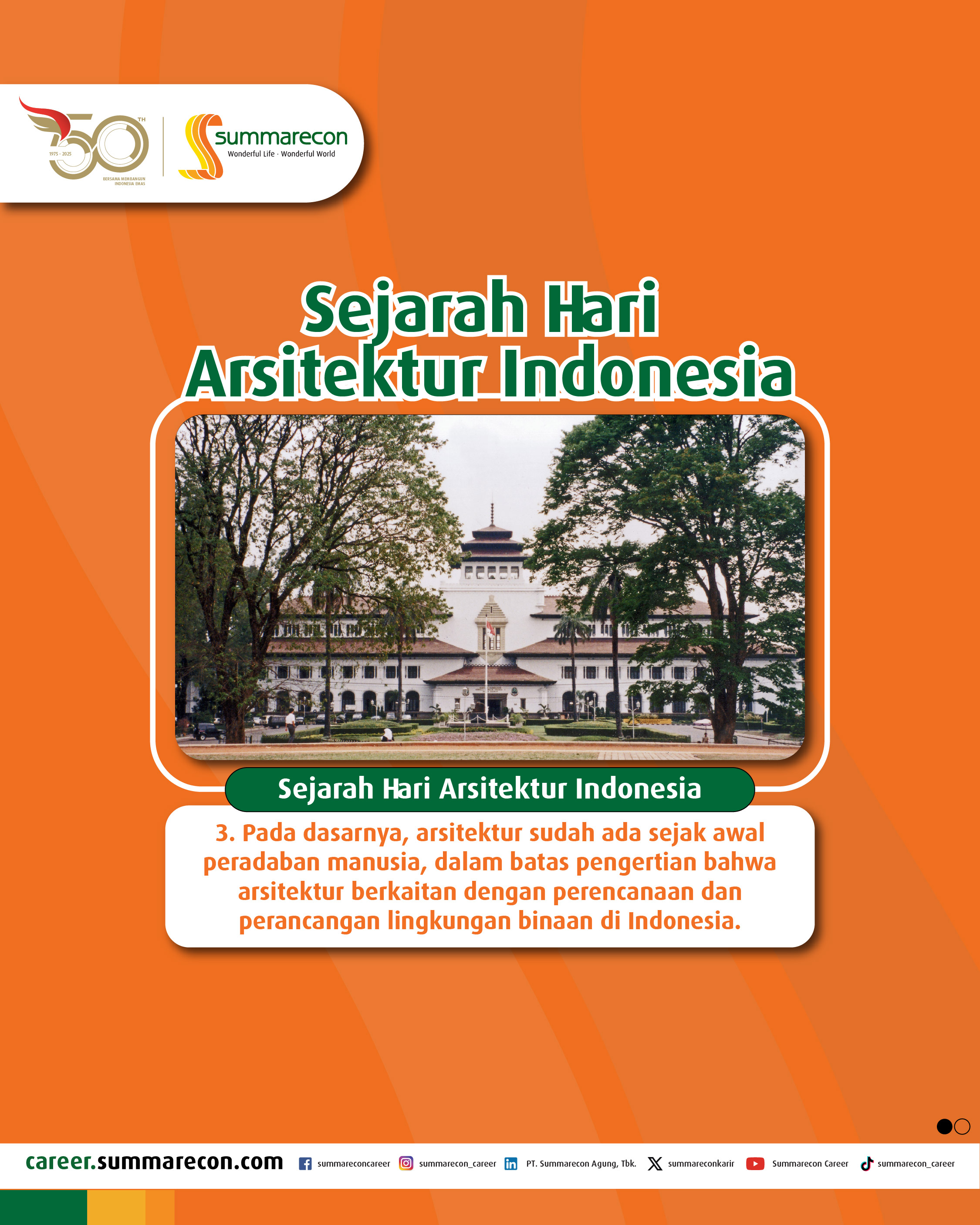 Sejarah Hari Arsitektur Indonesia (3/5)