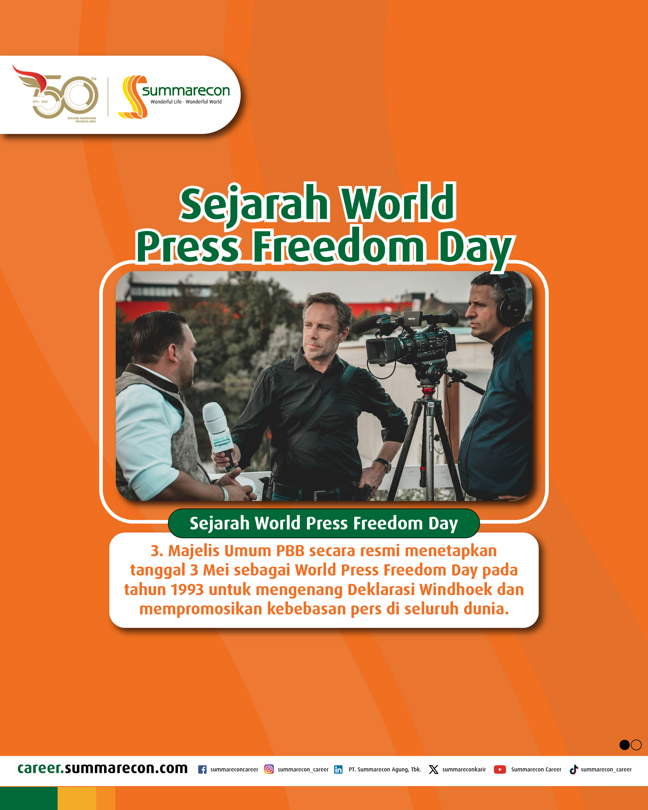 Sejarah World Press Freedom Day (3/5)