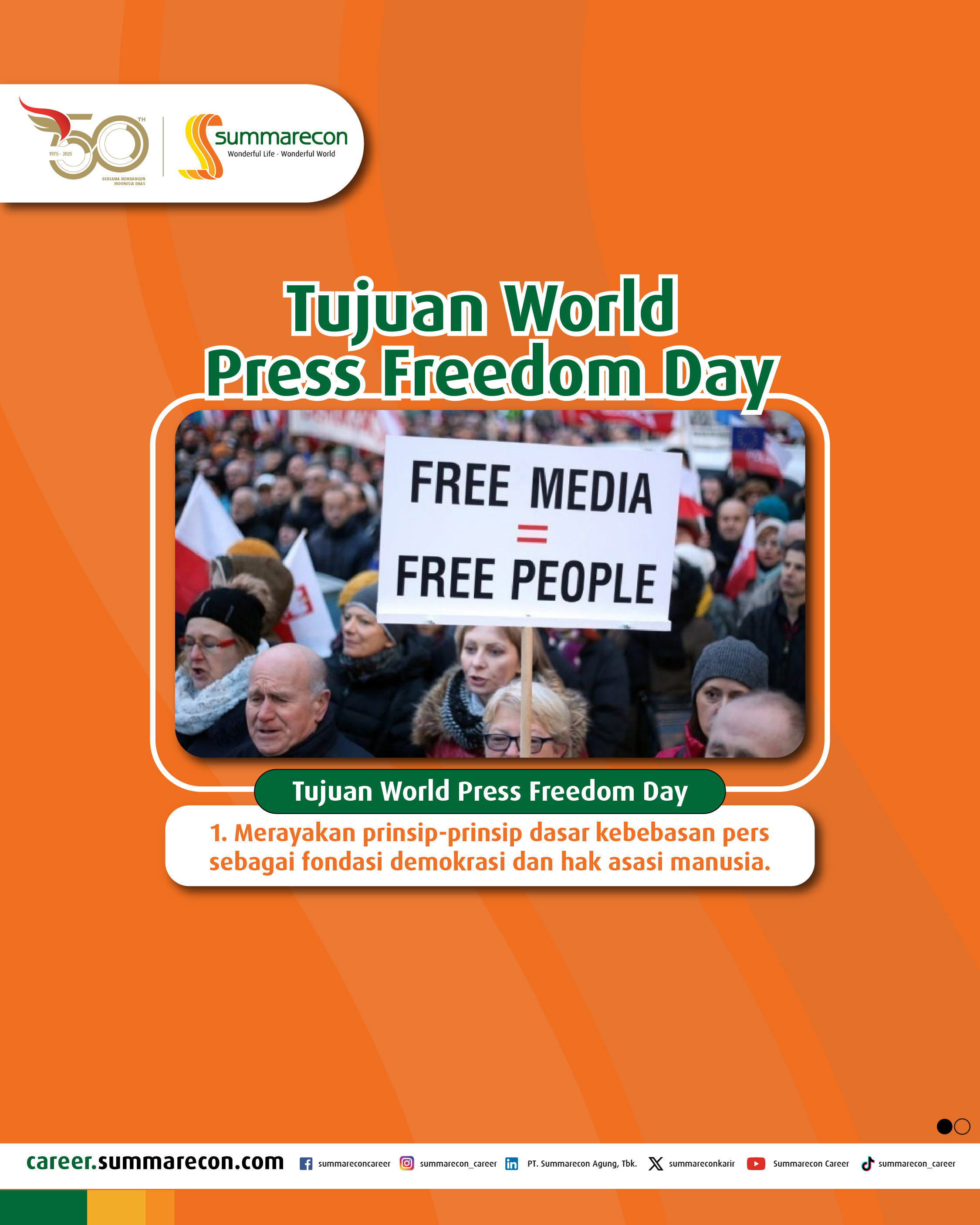 Tujuan World Press Freedom Day (1/4)