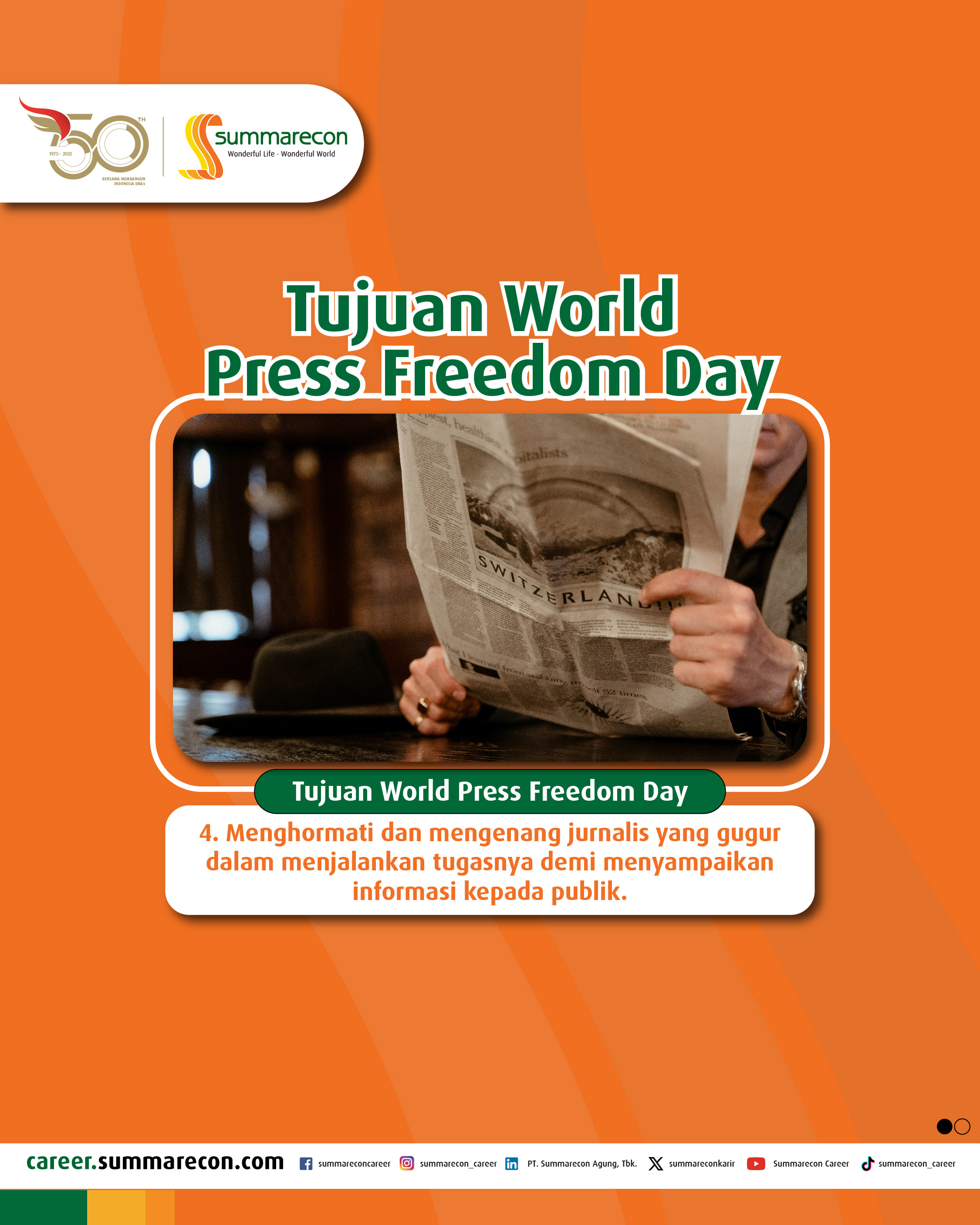 Tujuan World Press Freedom Day (4/4)