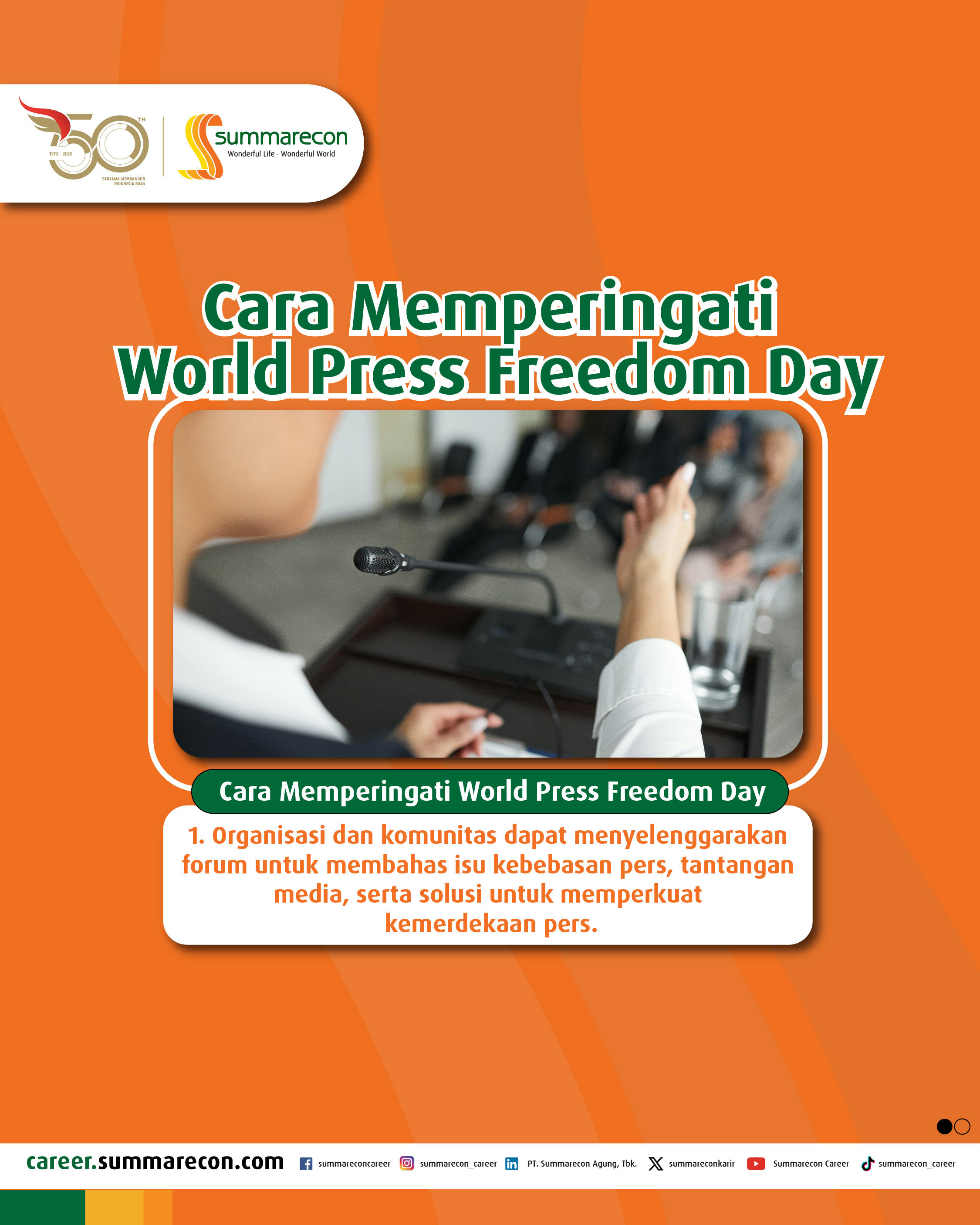 Cara Memperingati World Press Freedom Day (1/3)