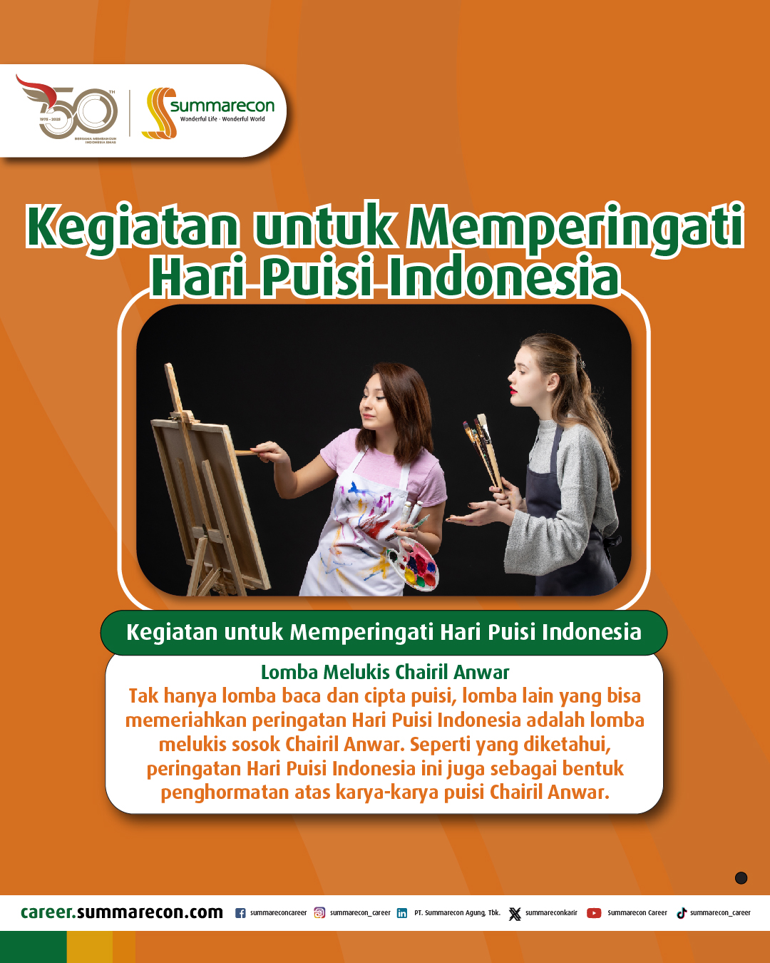 Kegiatan untuk Memperingati Hari Puisi Indonesia (3/4)