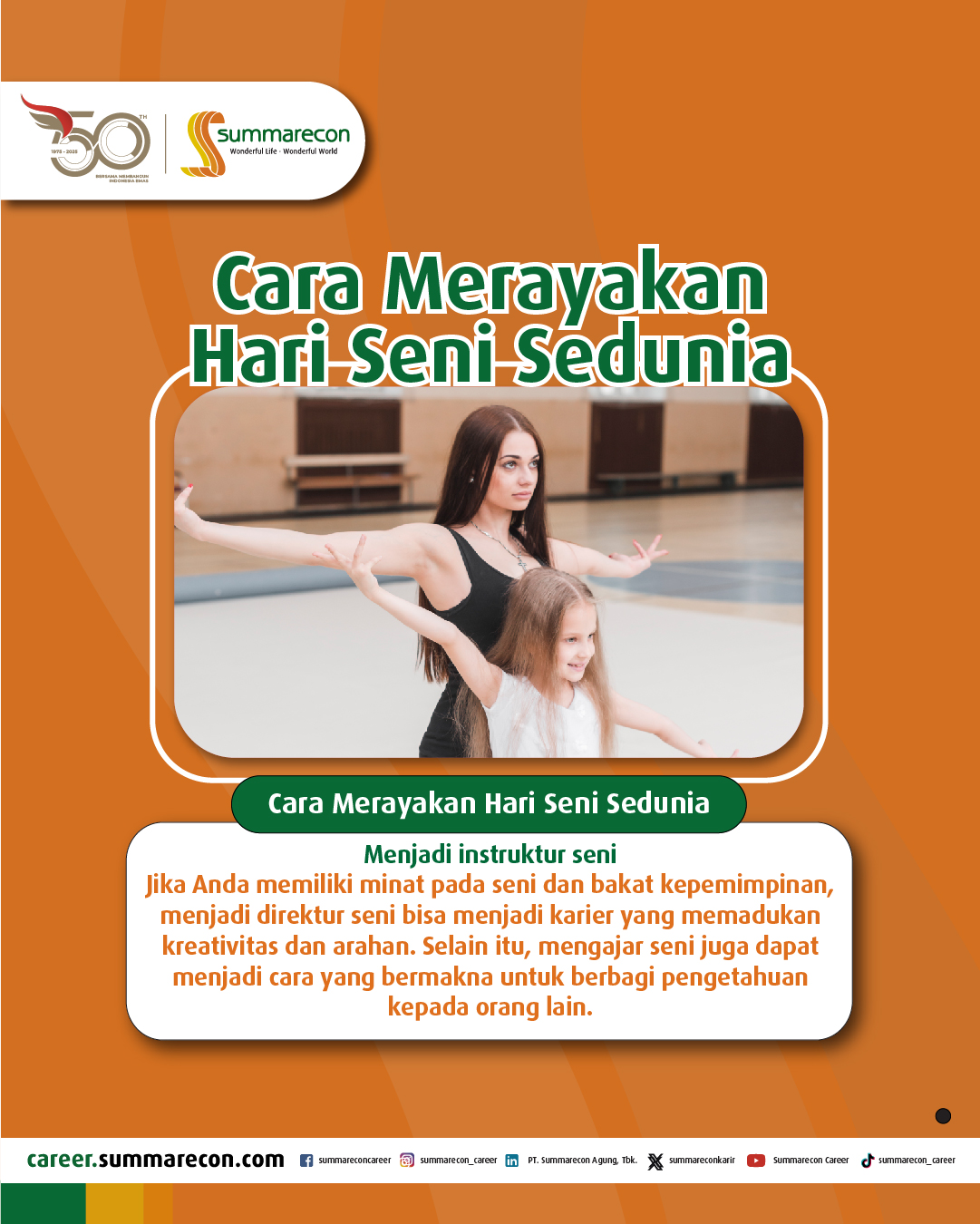 Cara Merayakan Hari Seni Sedunia (3/4)